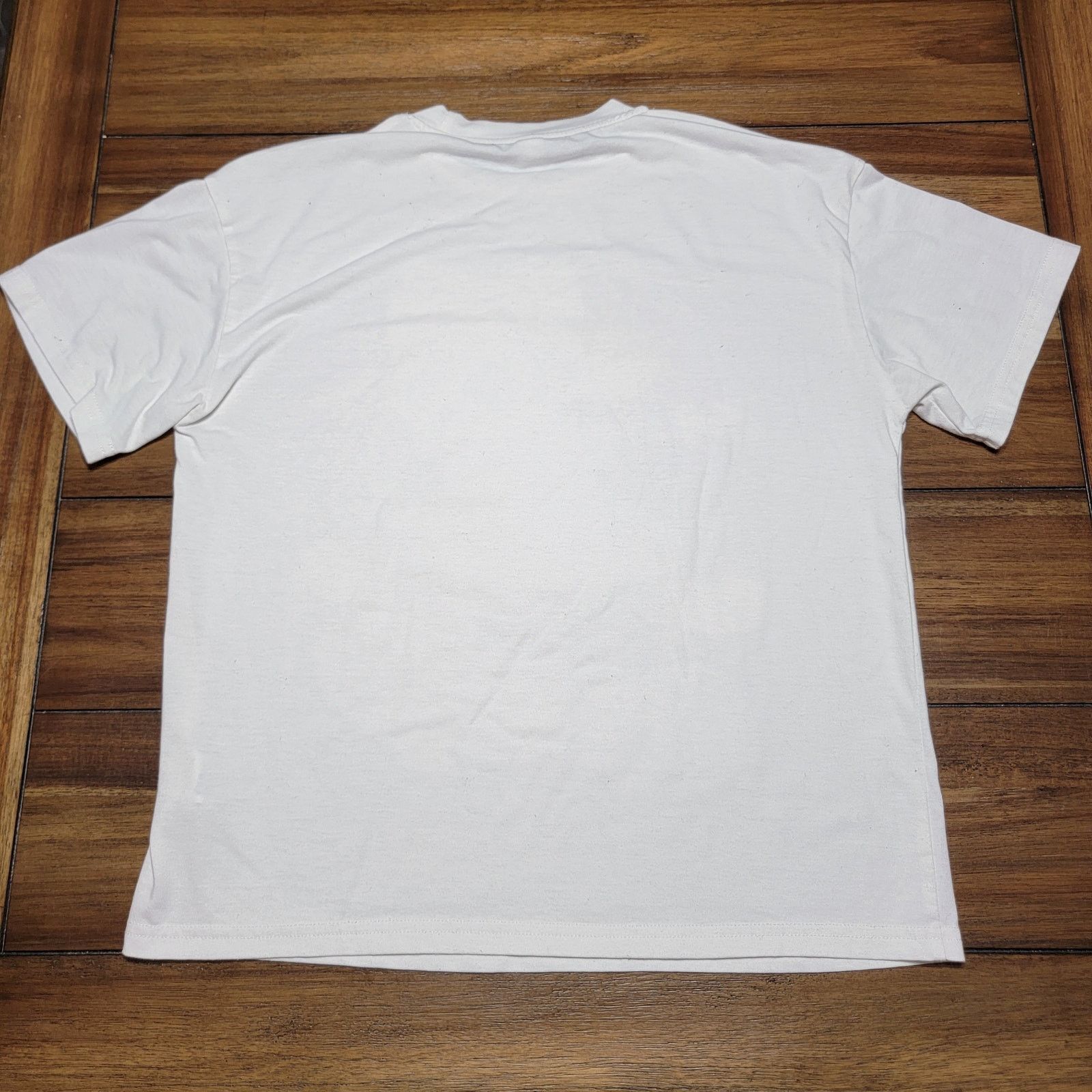 Shein Shein White Tee Skater Skeleton - Size Adult Medium Size US M / EU 48-50 / 2 - 3 Thumbnail