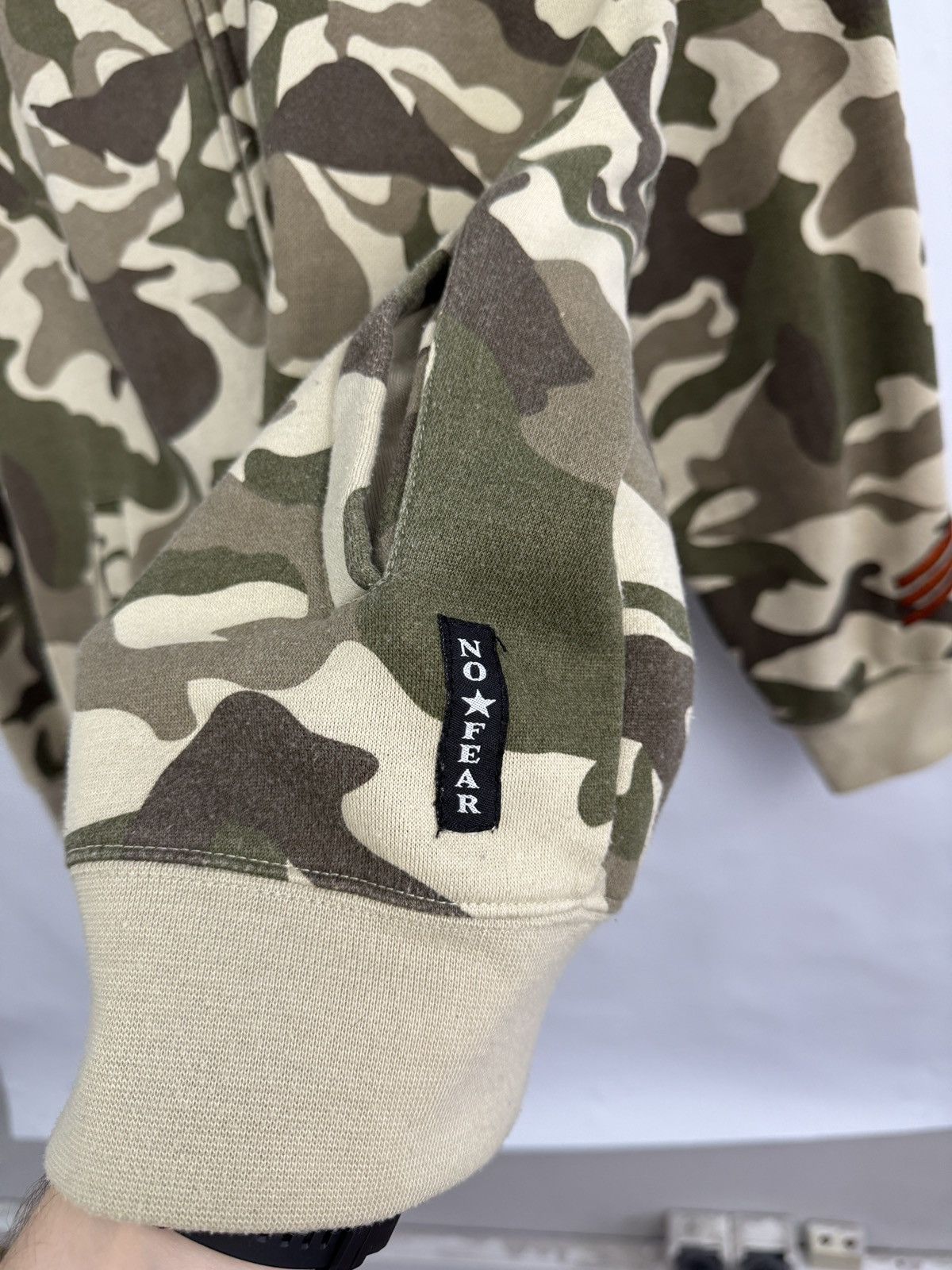 No Fear 🇺🇸 Vintage Y2K No Fear Camouflage Zip Hoodie Military Retro Size US XL / EU 56 / 4 - 5 Thumbnail