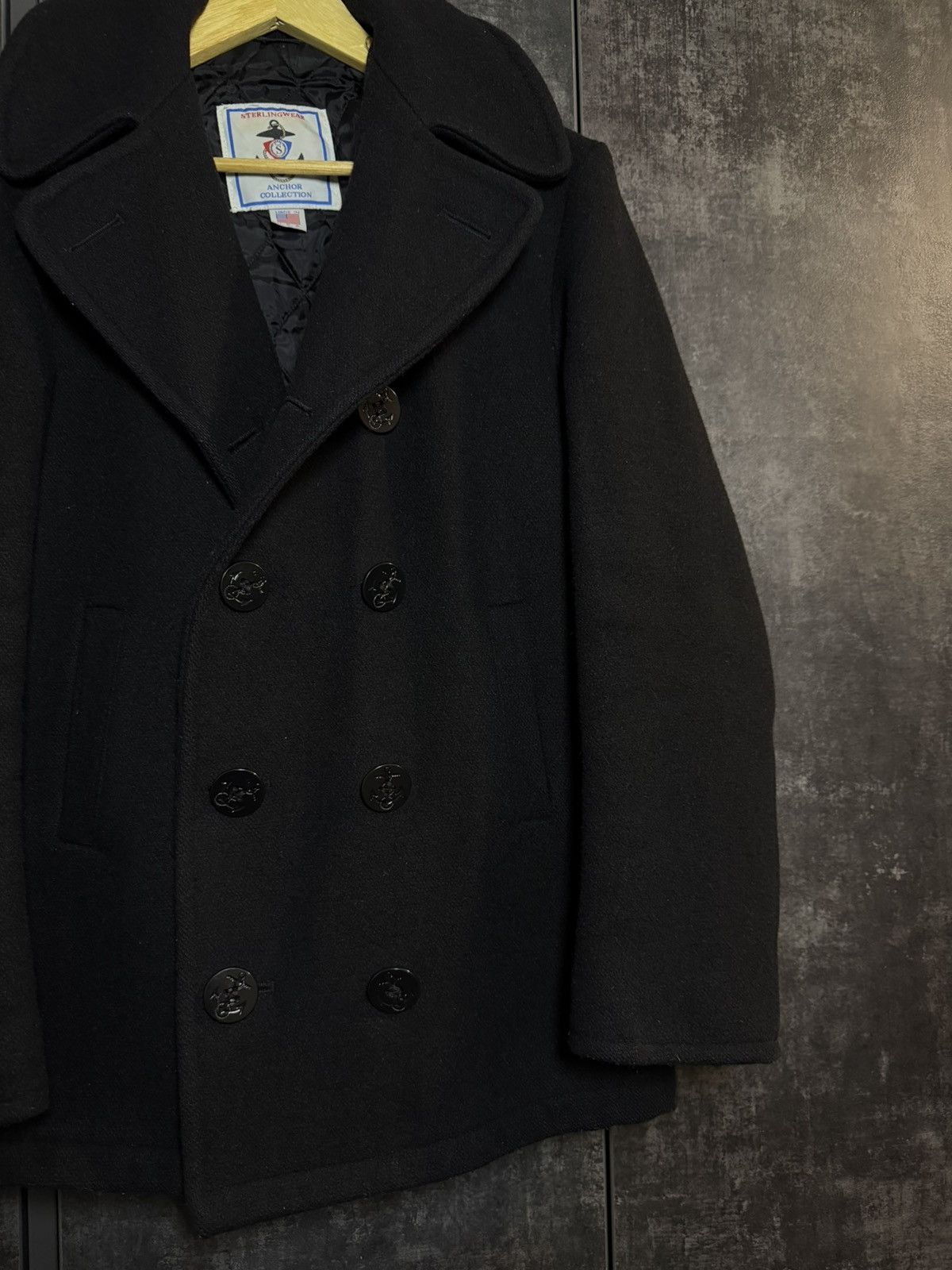 Vintage Vintage Sterlingwear USA Pea Coat Jacket Margiela Prada Acne Size US S / EU 44-46 / 1 - 7 Thumbnail