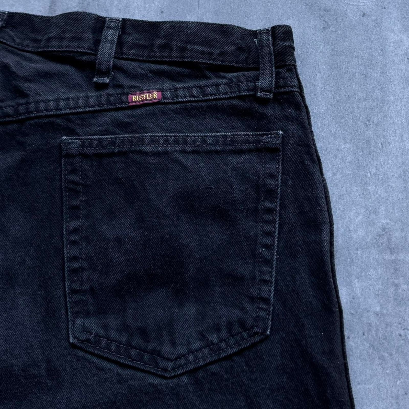 Japanese Brand × Vintage Vintage Y2K Faded Black Grunge Opium Essential Denim Jeans Size US 38 / EU 54 - 3 Thumbnail