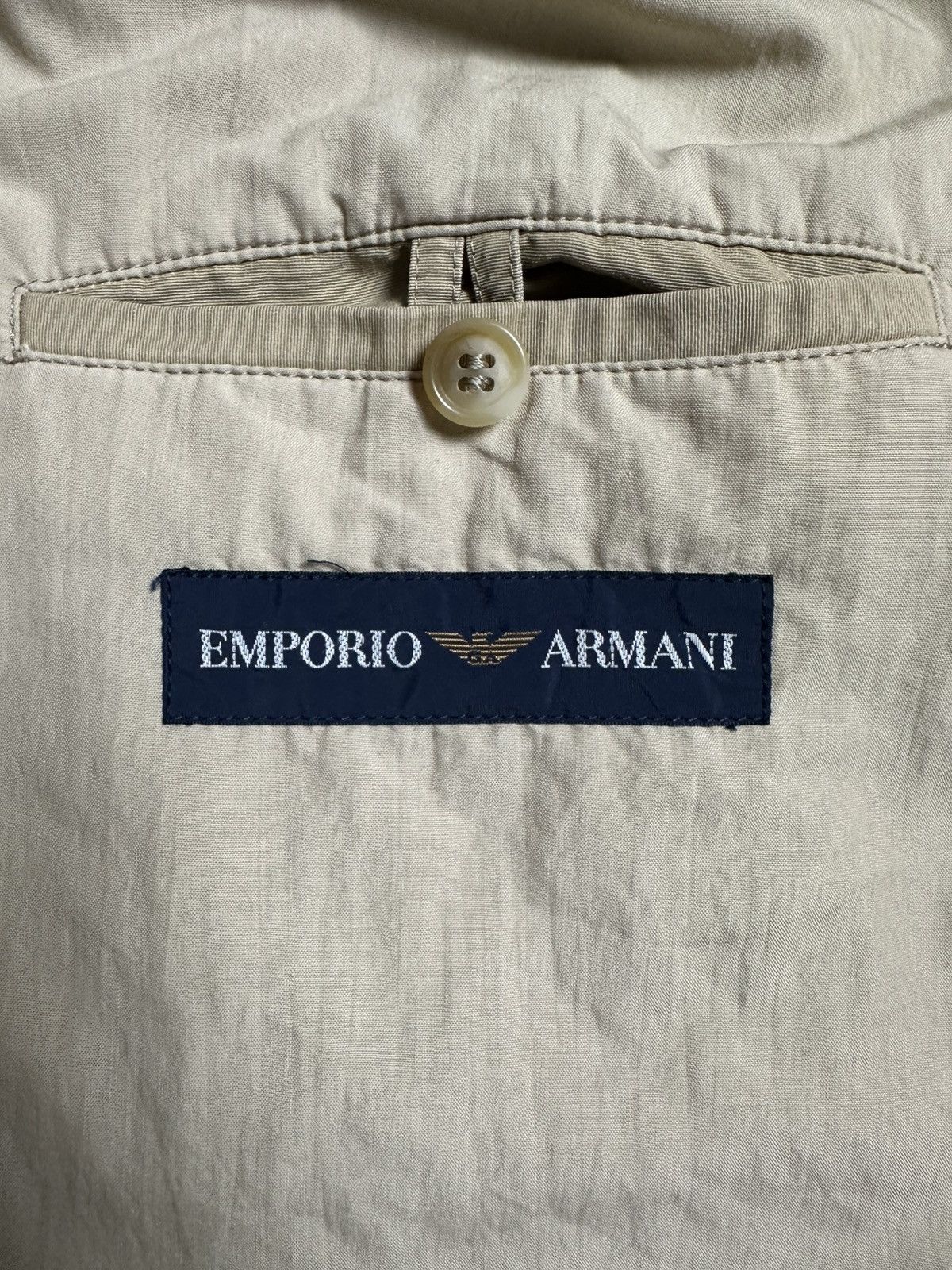 Emporio Armani 90s Jumbo Ballistic Hooded Parka Size US XL / EU 56 / 4 - 9 Thumbnail