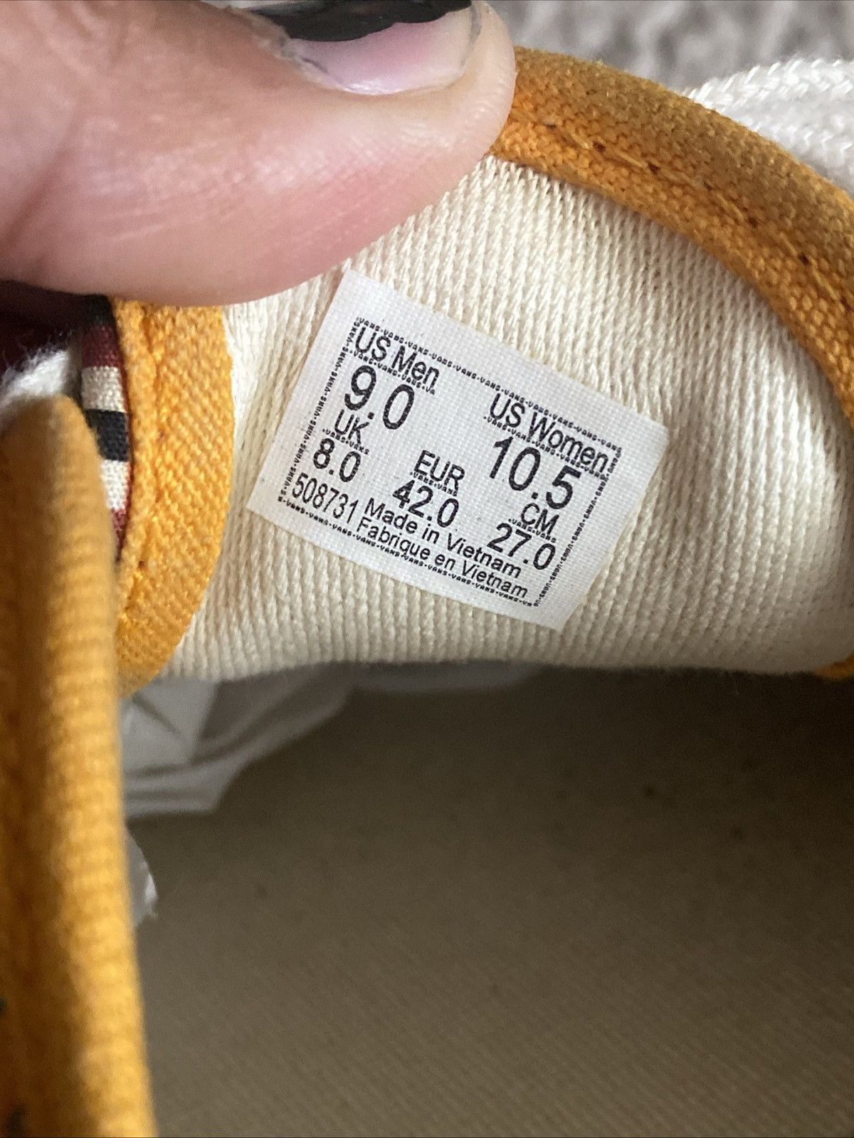 Vans Unisex Vans off the wall 44 DX Anaheim Factory Tile Size US 10.5 / IT 40.5 - 8 Thumbnail