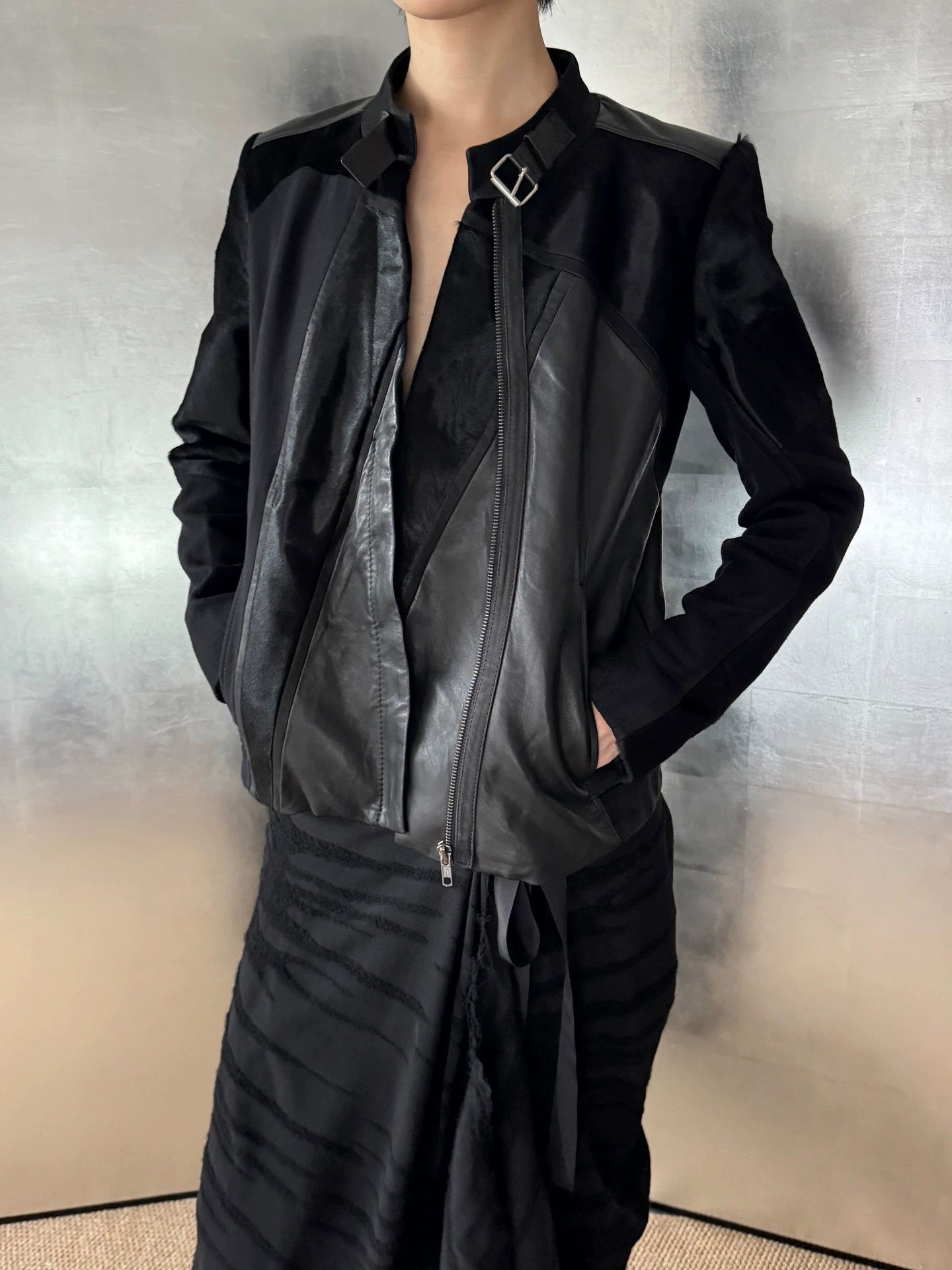 Helmut Lang Helmut Lang Vintage Sheepskin Suede Leather Jacket Size 2 Size M / US 6-8 / IT 42-44 - 1 Thumbnail