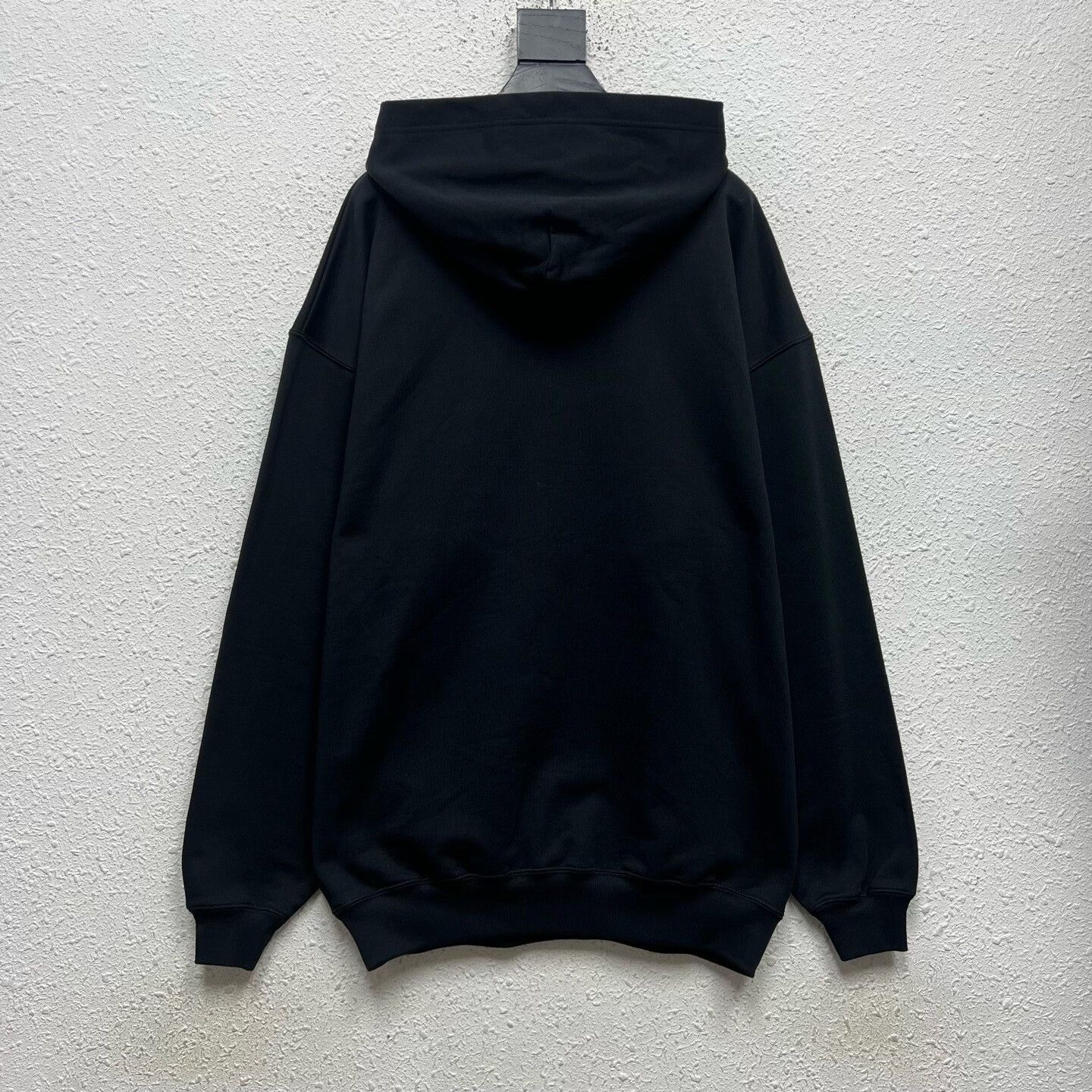Balenciaga balenciaga black logo hoodie with rhinestones Size US S / EU 44-46 / 1 - 2 Thumbnail
