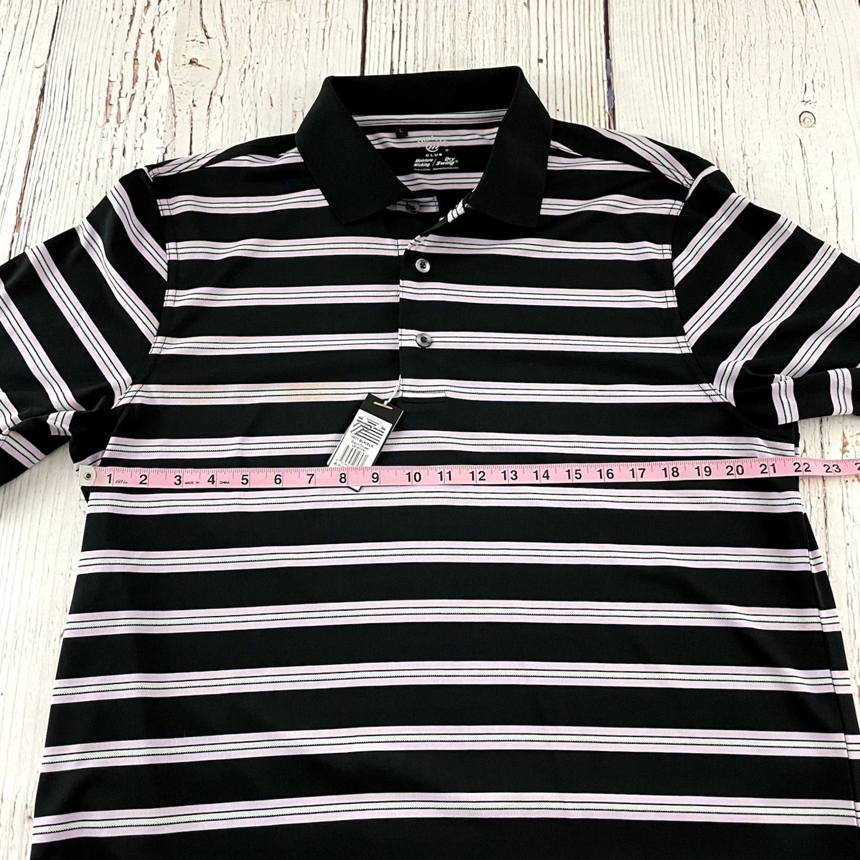 Vintage Monterey Shirt Polo Striped Short Sleeve Button-Up Men L Black Size US L / EU 52-54 / 3 - 5 Thumbnail