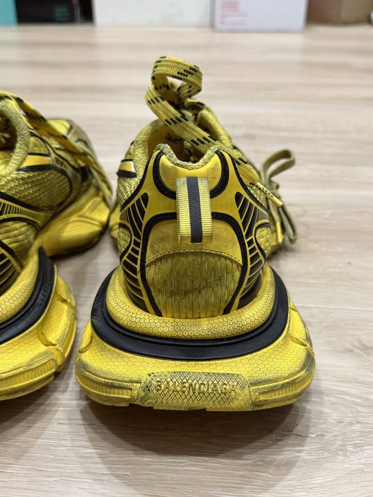 Balenciaga Balenciaga 3xl Distressed Sneakers ‘Yellow’ Size US 12 / EU 45 - 15 Thumbnail