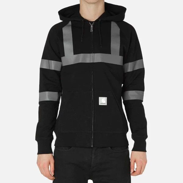 Carhartt × Carhartt Wip × Slam Jam 🔥 Carhartt X Slam Jam Anniversary Reflective Workwear Hoodie Size US S / EU 44-46 / 1 - 2 Thumbnail