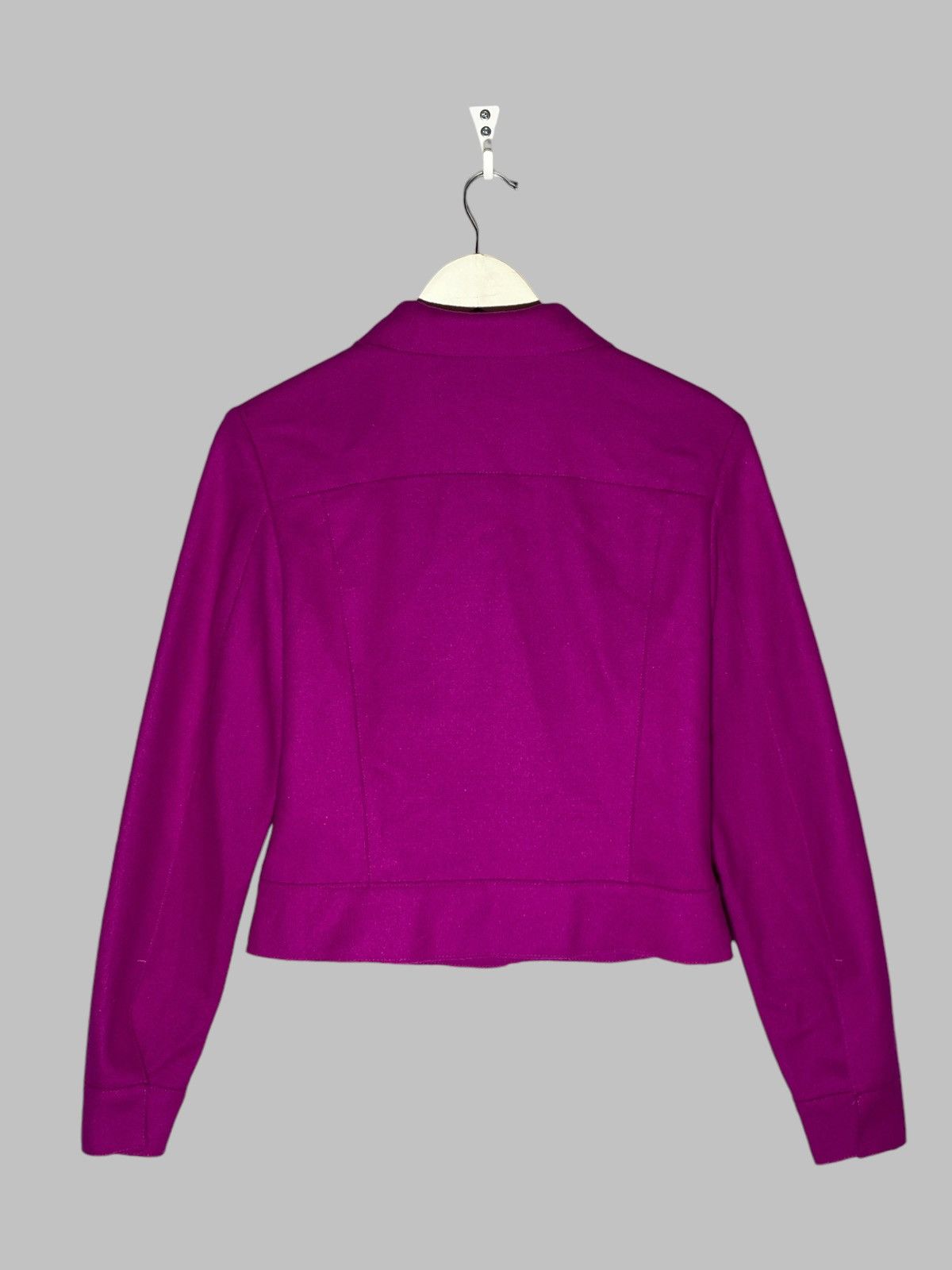 Fendi Fendi Roma Vintage 90s Hot Pink Cropped Jacket Snap Button Size M / US 6-8 / IT 42-44 - 2 Thumbnail