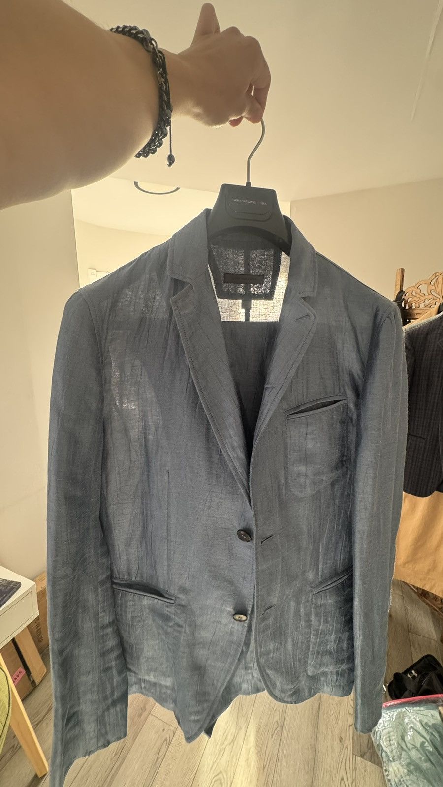 John Varvatos John Varvatos linen suit Size 48R - 1 Thumbnail