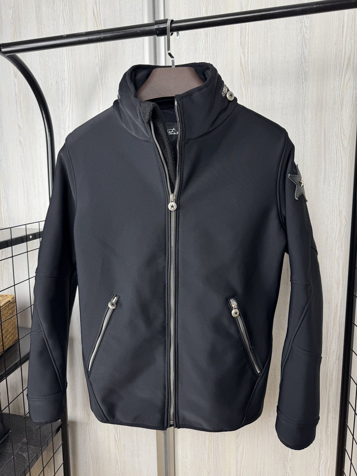 JET SET Jet Set black star full zip jacket Size US M / EU 48-50 / 2 - 1 Thumbnail