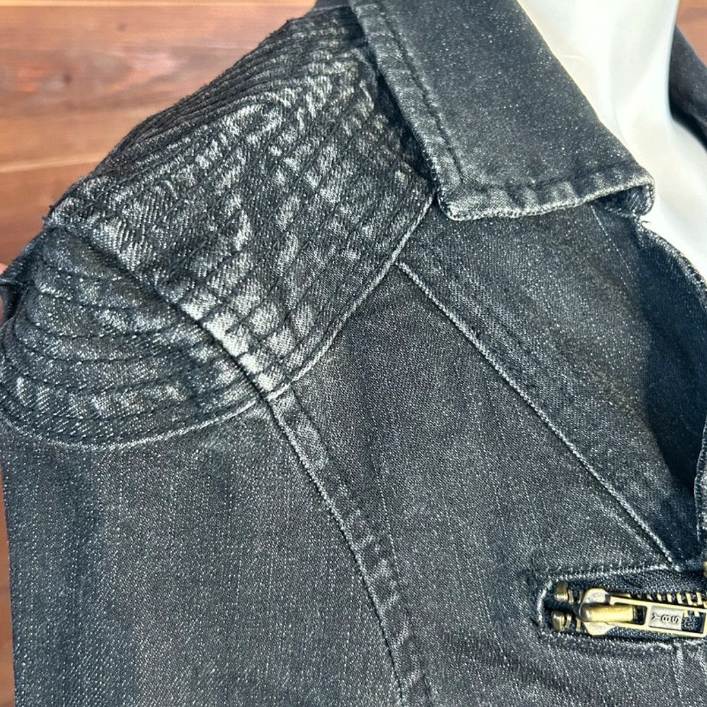 If Six Was Nine Grunge Denim Jacket Size XL / US 12-14 / IT 48-50 - 5 Thumbnail
