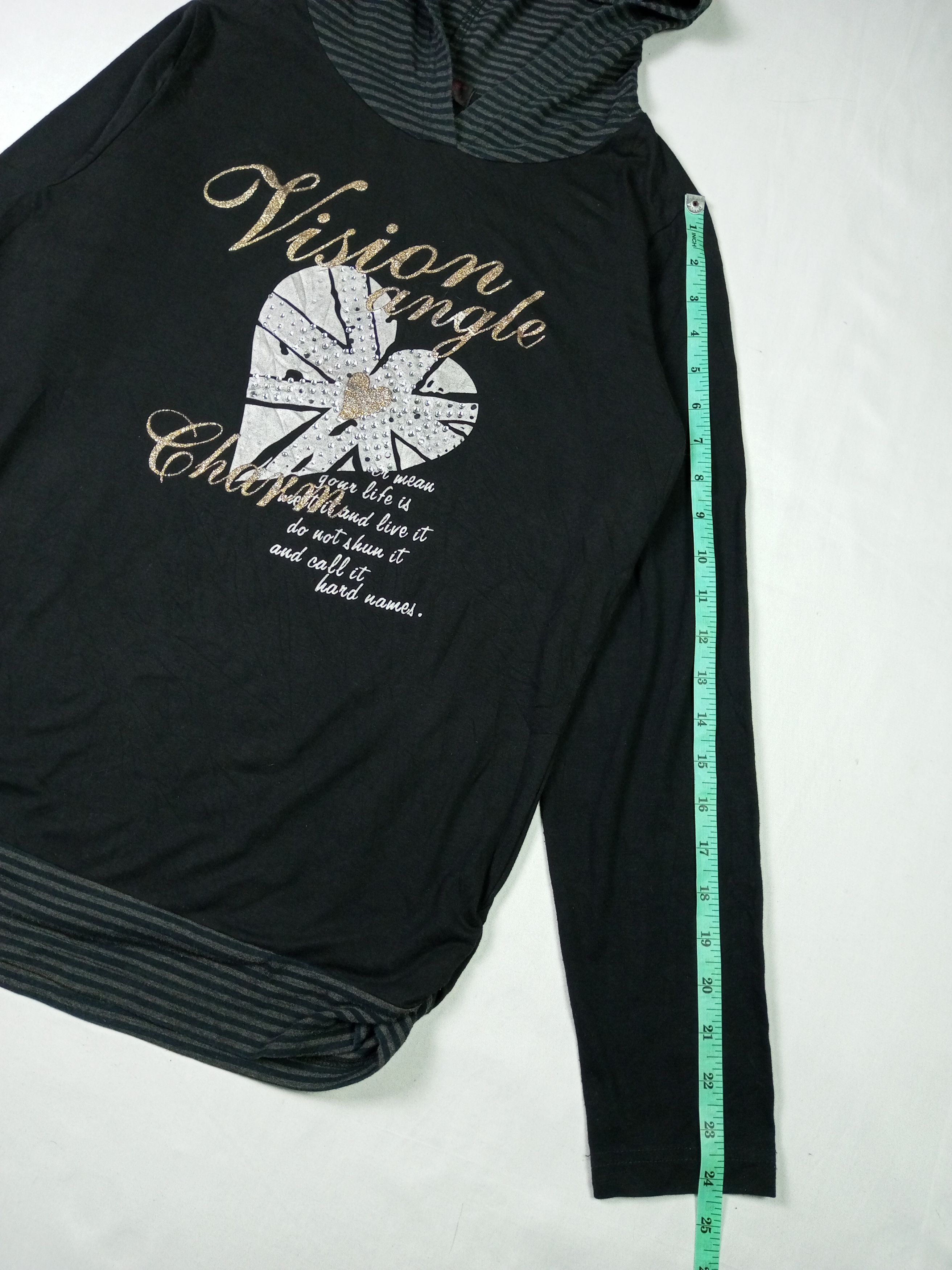Japanese Brand Japanese brand - Longsleeve Hoodie Poem T Shirt Issey style Size L / US 10 / IT 46 - 11 Thumbnail