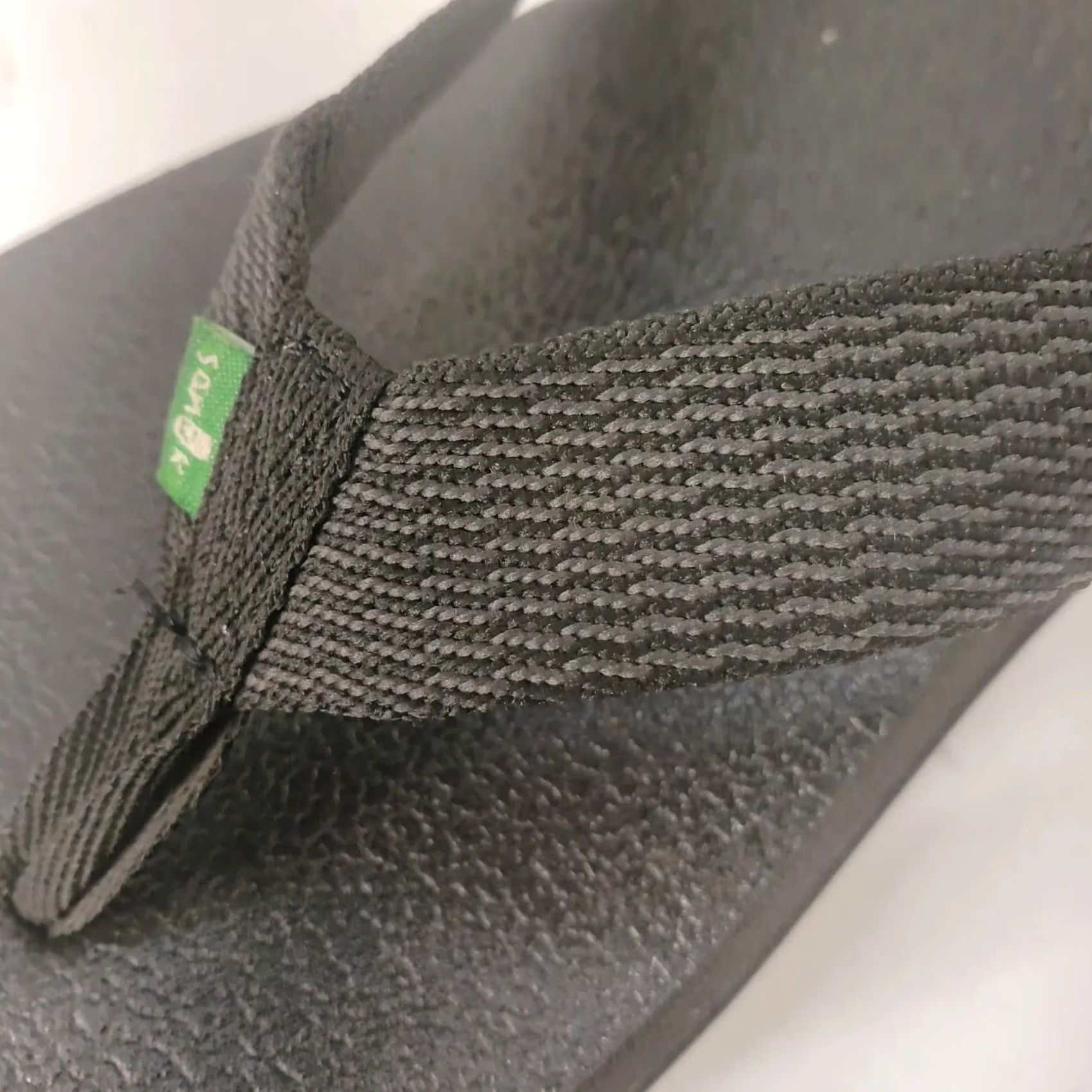 Sanuk Sanuk Yoga Joy Sandals Womens 10 Flip Flop Black Straps Zig Zig Striped Sandal Casual Comfort Summer Women Size US 10 / IT 40 - 5 Thumbnail