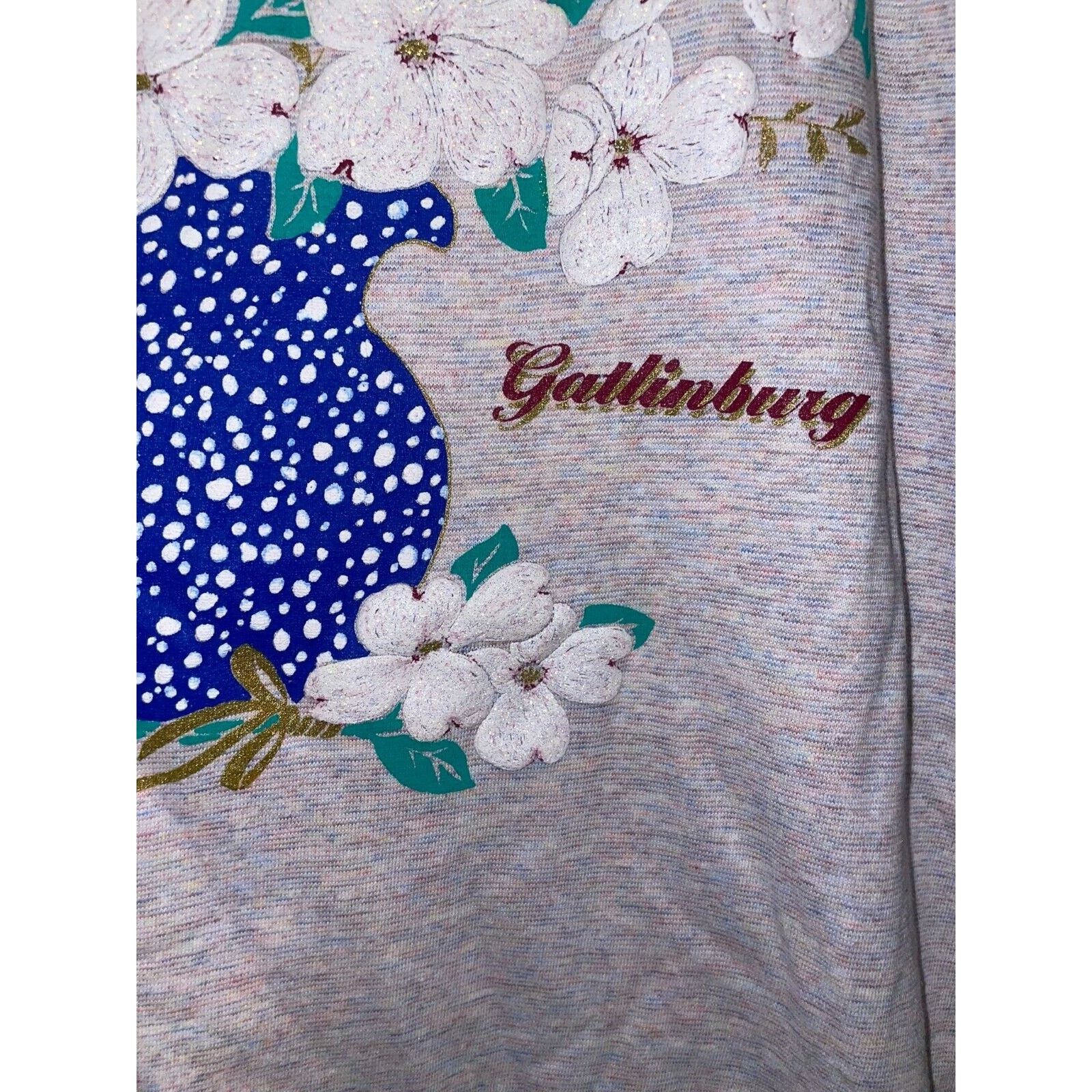 Vintage Vintage Gatlinburg Shirt Tennessee Flowers Tee VTG 90s Large Size US L / EU 52-54 / 3 - 6 Thumbnail