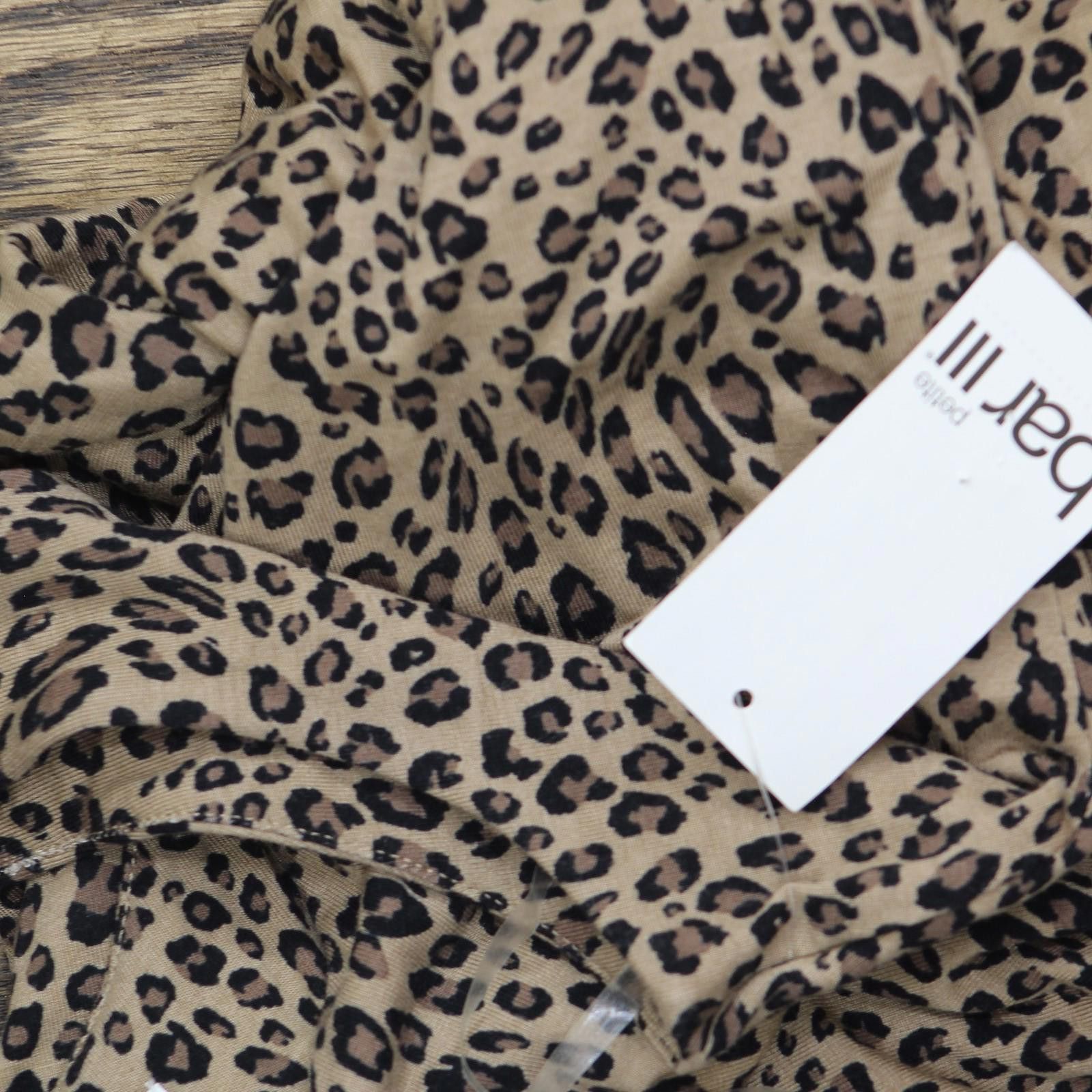 Bar III Nwt Bar Iii Womens Bodycon Midi Dress Molly Cheetah Brown Pp Size XS / US 0-2 / IT 36-38 - 3 Thumbnail