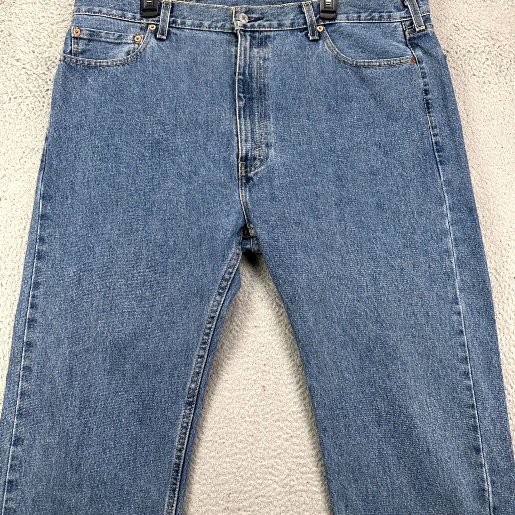Levi's Levi's 505 Jeans 42X30 Blue 5 Pocket Red Tab Casual Denim Pants Shirt? Size US 42 / EU 58 - 3 Thumbnail