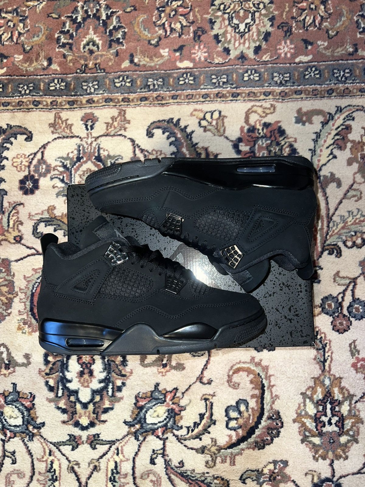 Jordan Brand Jordan 4 black cat 2025 Size US 9 / EU 42 - 3 Thumbnail
