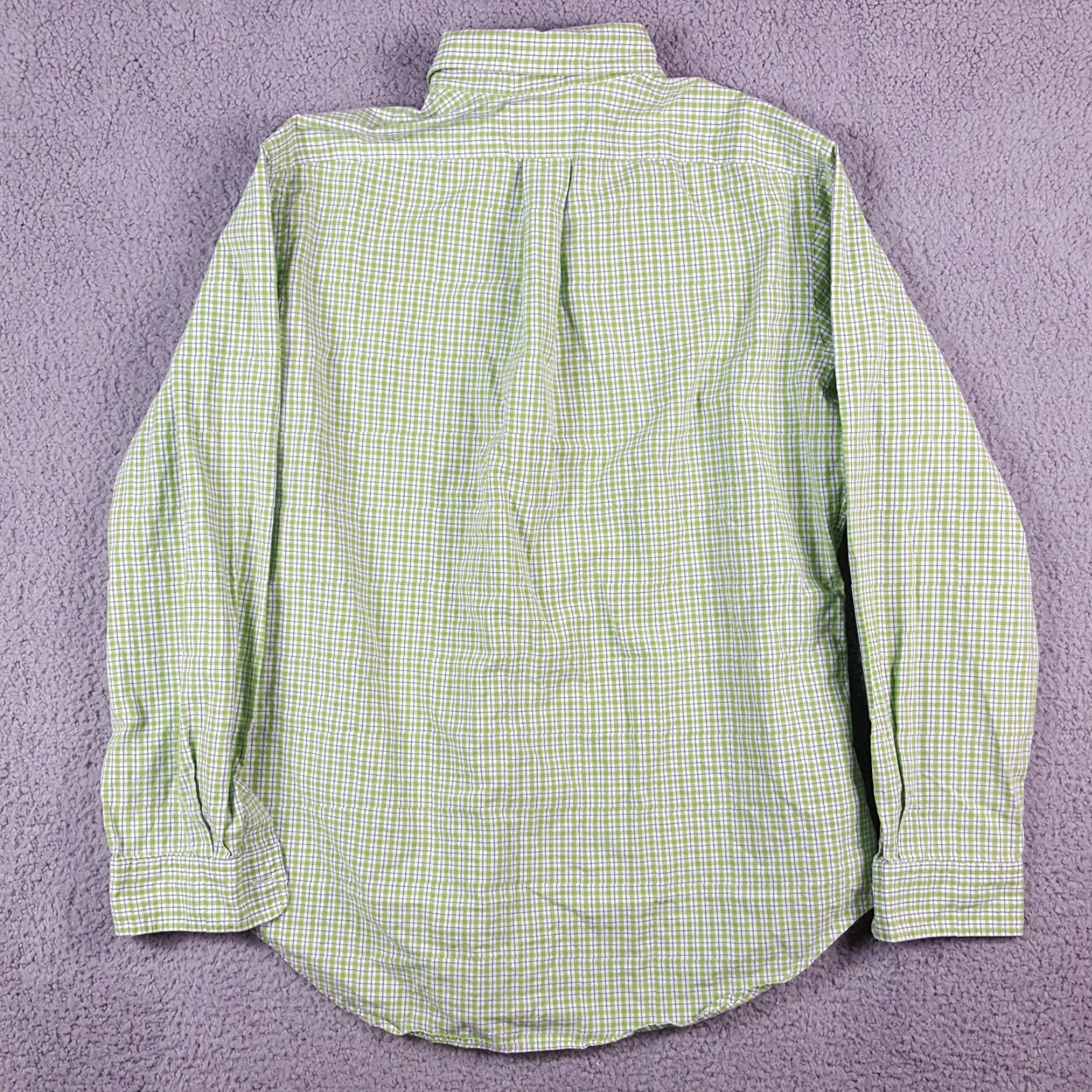 Ralph Lauren VINTAGE Ralph Lauren Plaid Pony Logo Long Sleeve Shirt M Adult Green 90s Preppy Casual Workwear Mens Size US M / EU 48-50 / 2 - 4 Thumbnail