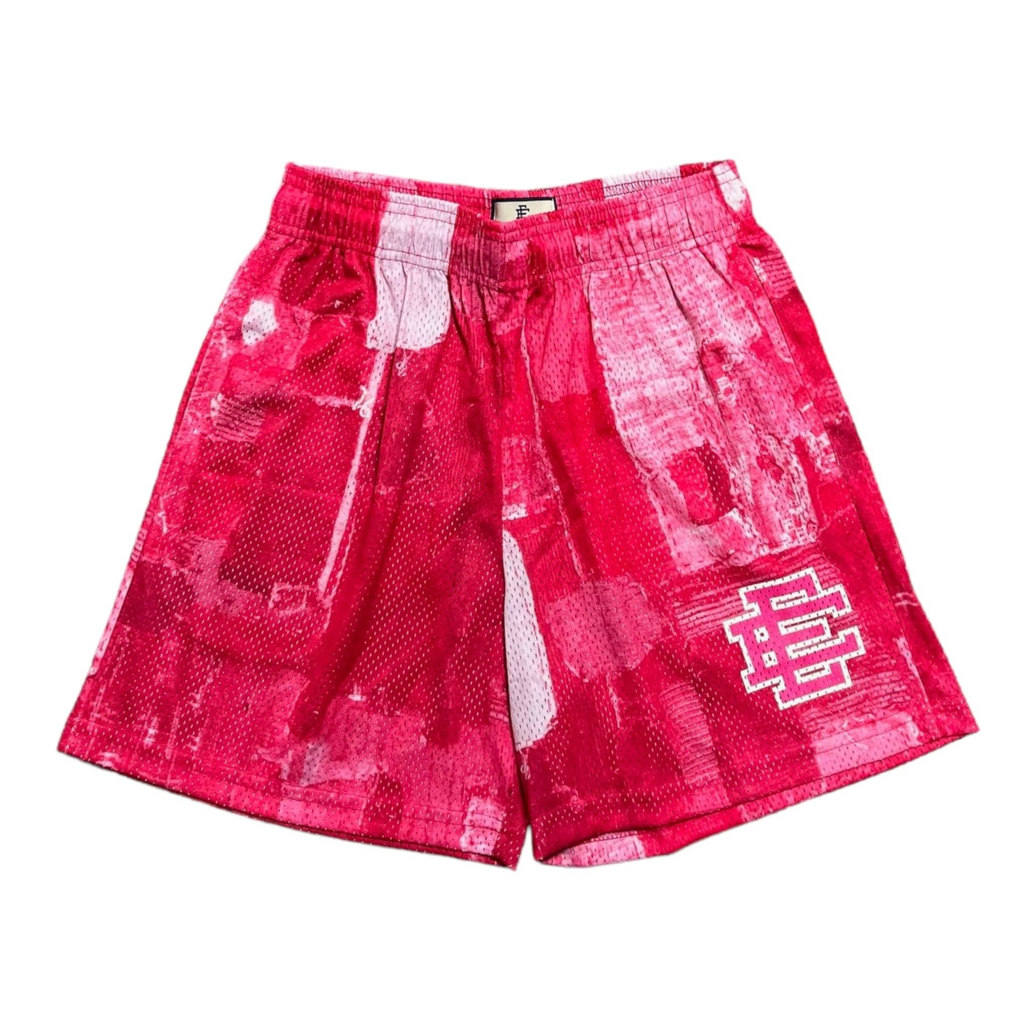 EE Basic Short Pink Boro Patchwork
