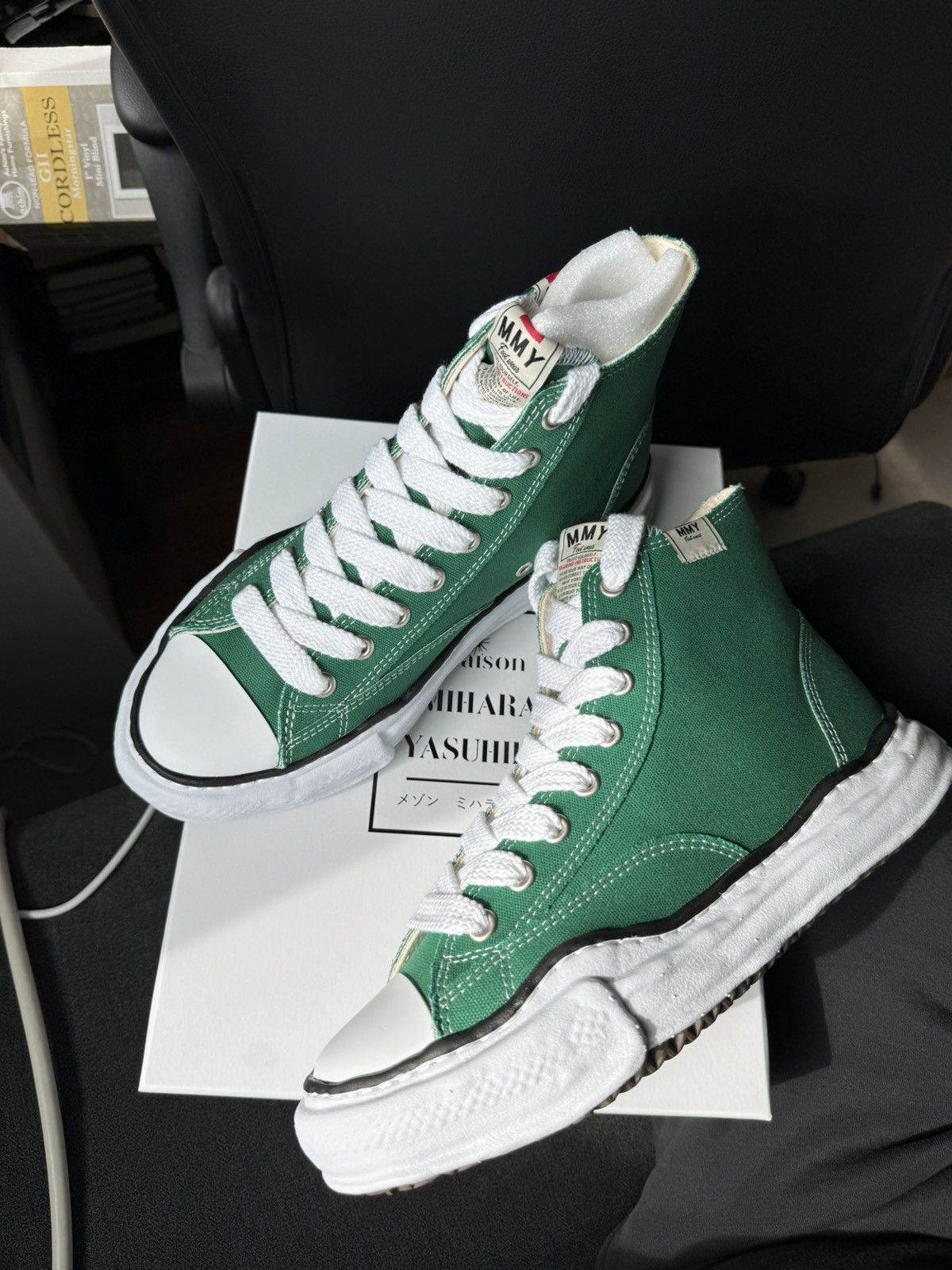 Maison MIHARA YASUHIRO maison mihara yasuhiro high top sneakers Green Size US 10 / EU 43 - 8 Thumbnail