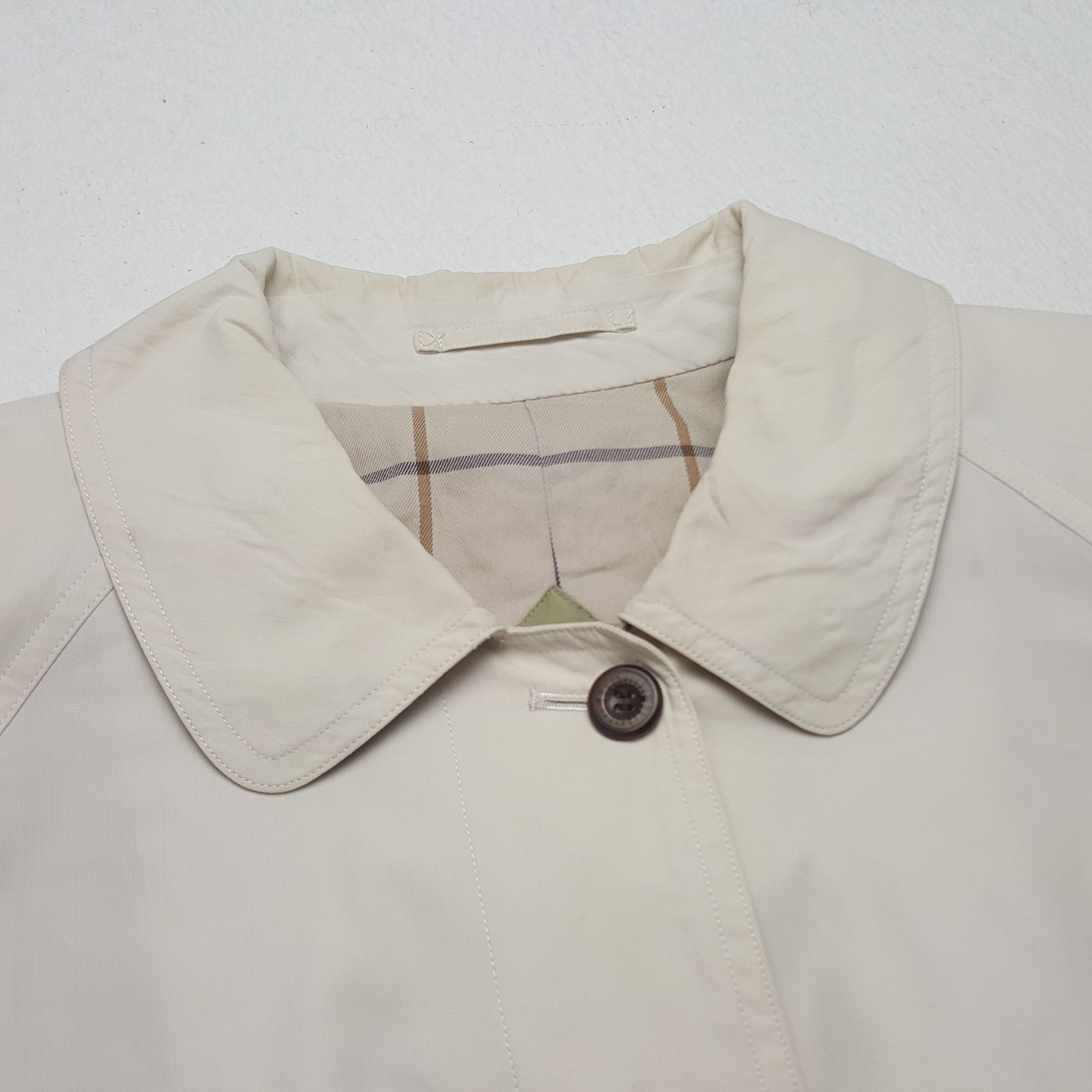 Burberry × Japanese Brand × Vintage Vintage Burberrys Custom Spell Out Logo Trench Cost Jacket Size L / US 10 / IT 46 - 4 Thumbnail