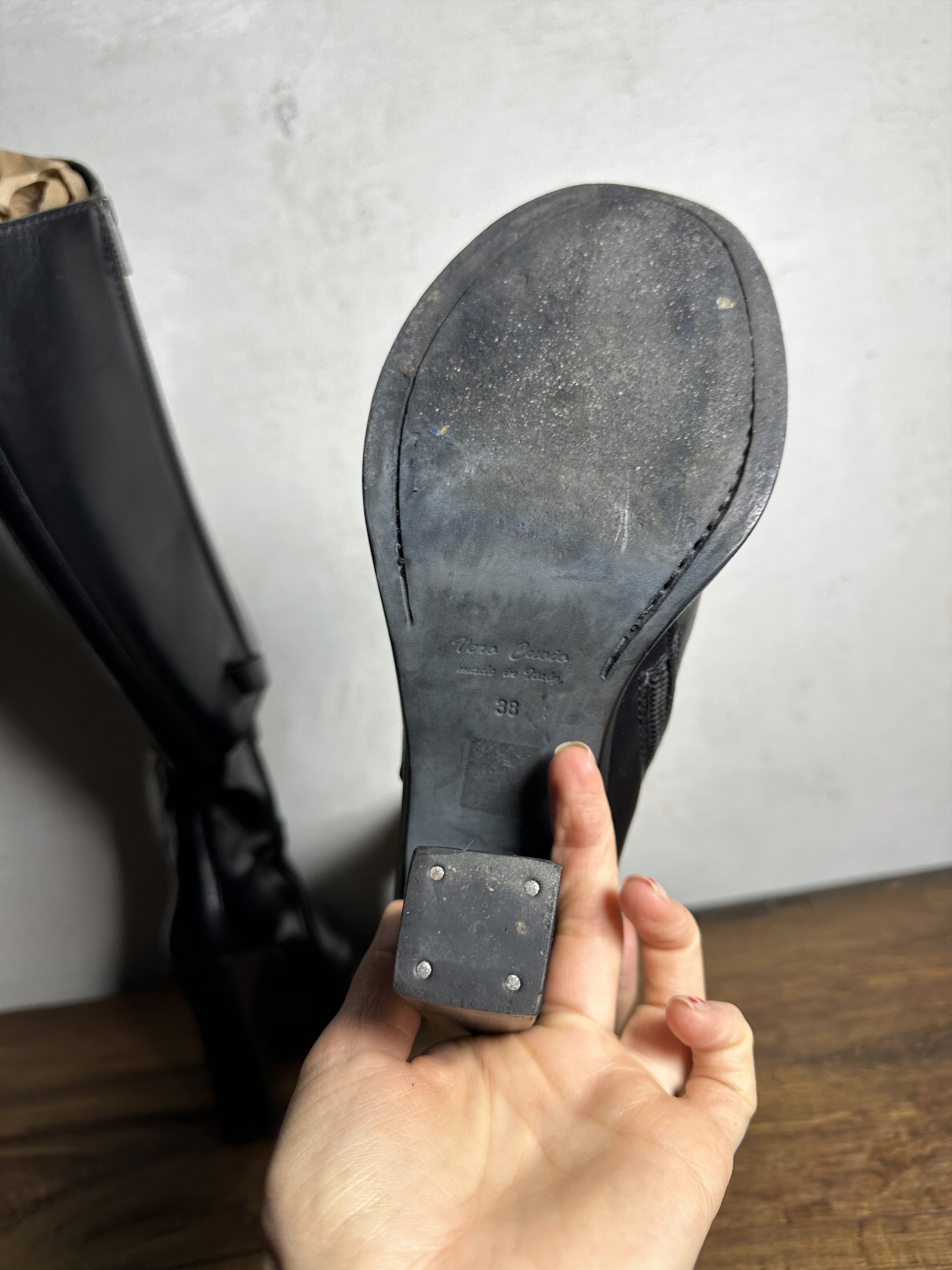 Ann Demeulemeester Ann Demeulemeester Two Piece Transformable Riding Boots Size US 8 / IT 38 - 7 Thumbnail