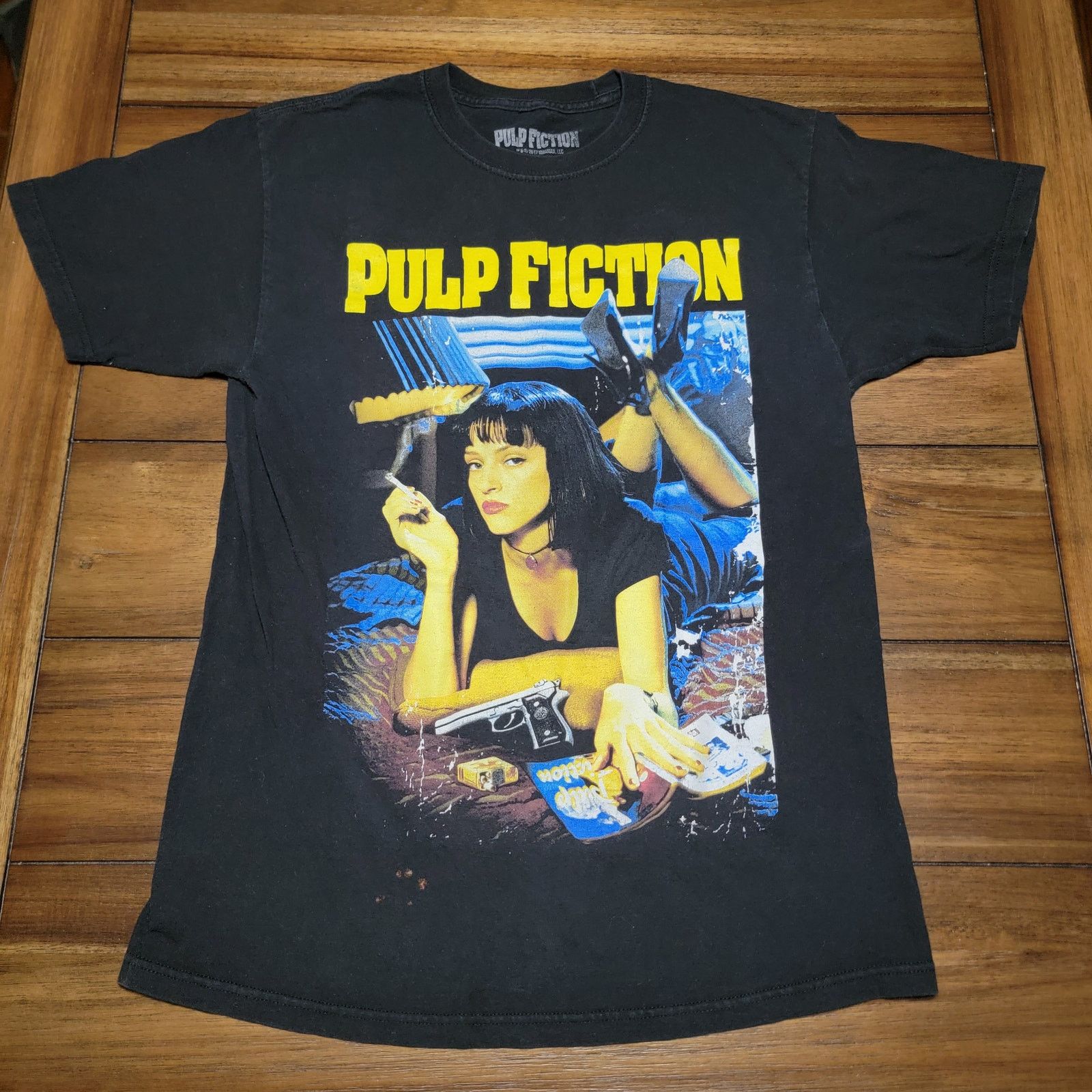 Other Pulp Fiction Black Unisex Tee Uma Thurman - Size Medium Size M / US 6-8 / IT 42-44 - 1 Thumbnail