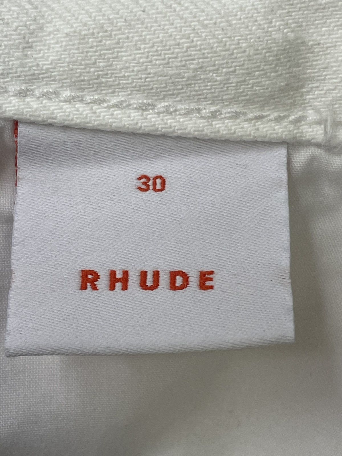 Rhude Rhude White Denim Jeans Size US 30 / EU 46 - 10 Thumbnail