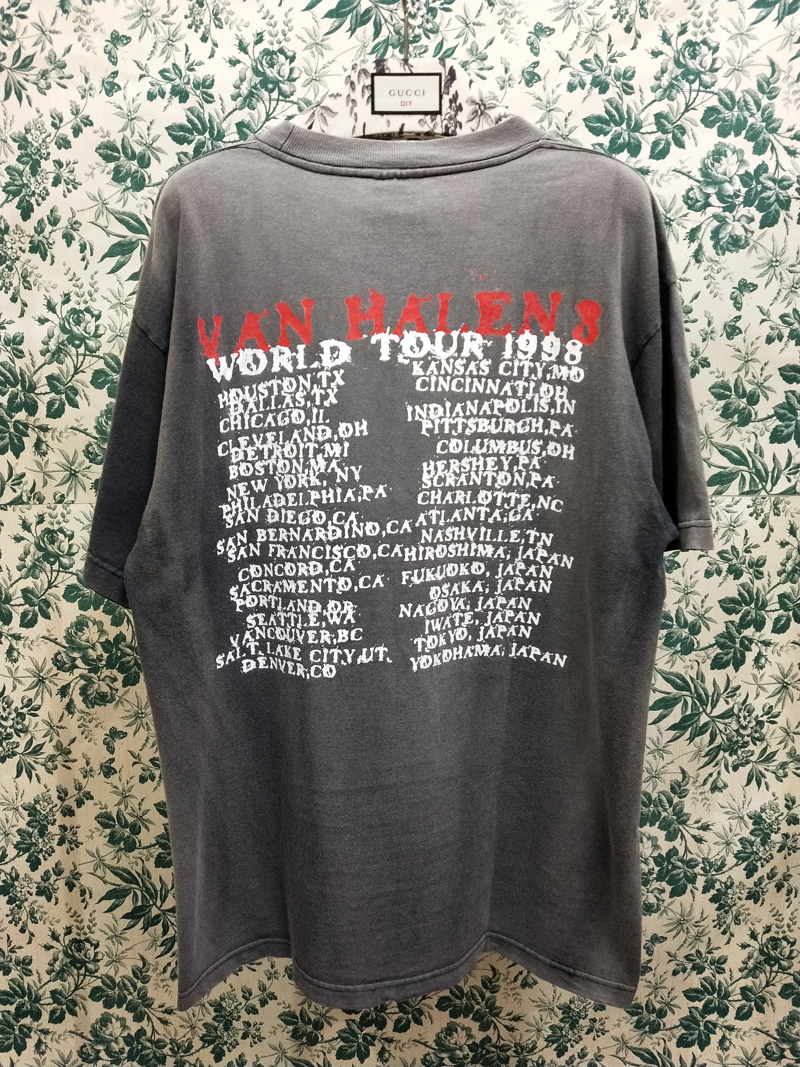 Band Tees × Giant × Vintage 1998 Van Halen Tee Size US L / EU 52-54 / 3 - 2 Thumbnail