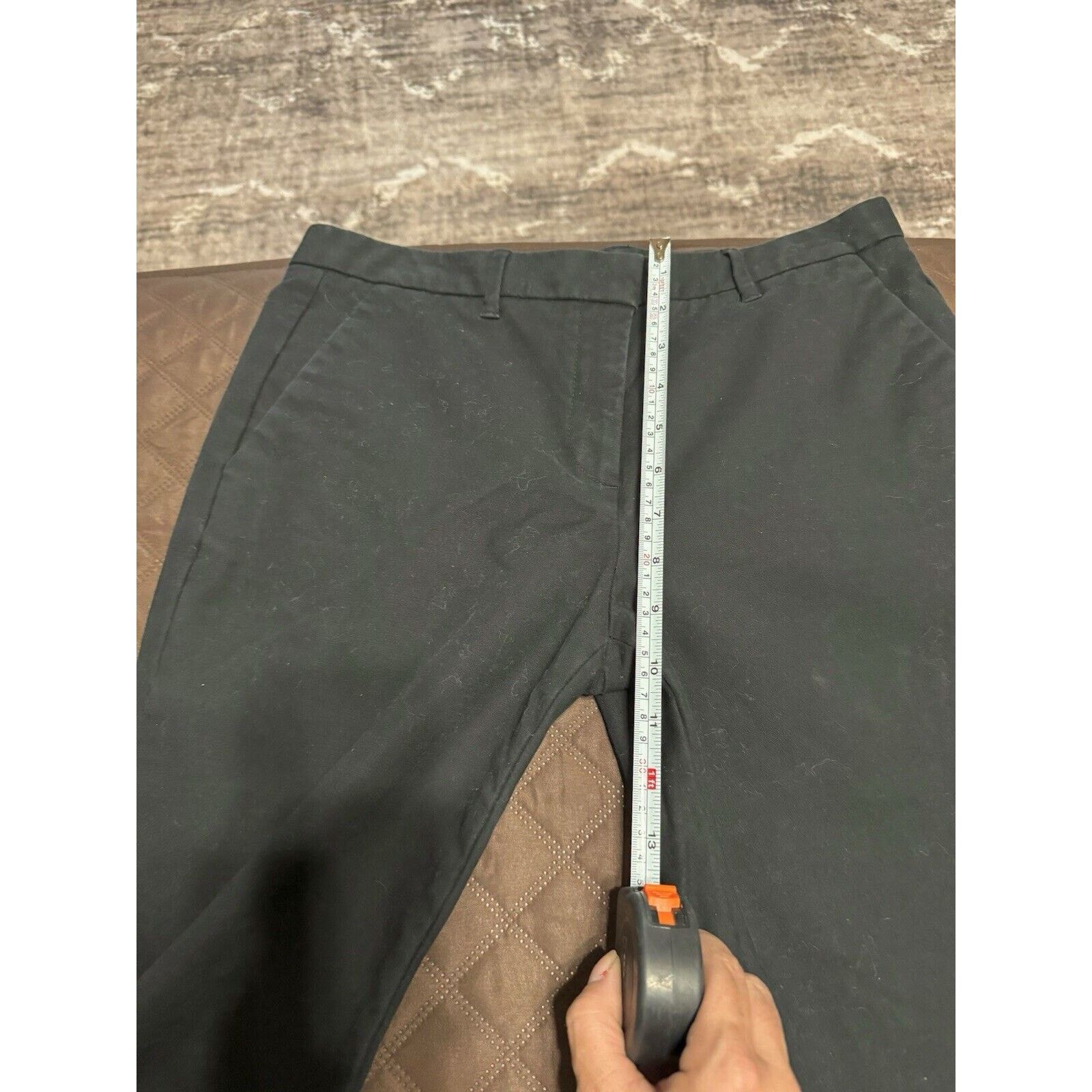 Gap GAP Women's Black Tailored Crop Pants Slacks Stretch - 6R Size 28" / US 6 / IT 42 - 10 Thumbnail