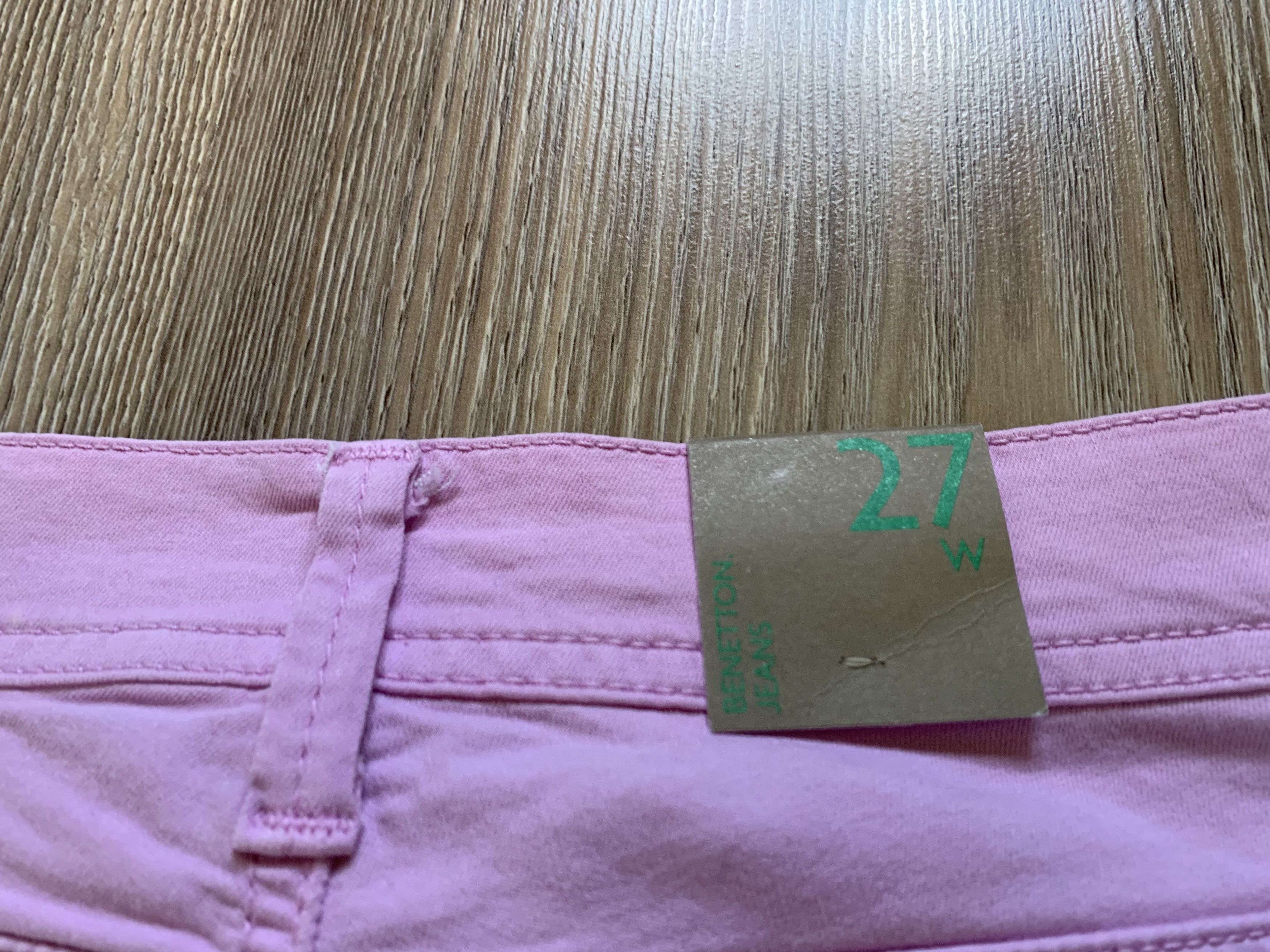 United Colors Of Benetton Benetton Pink Skinny Stretch Jeggings Jeans Size 27" / US 4 / IT 40 - 6 Thumbnail