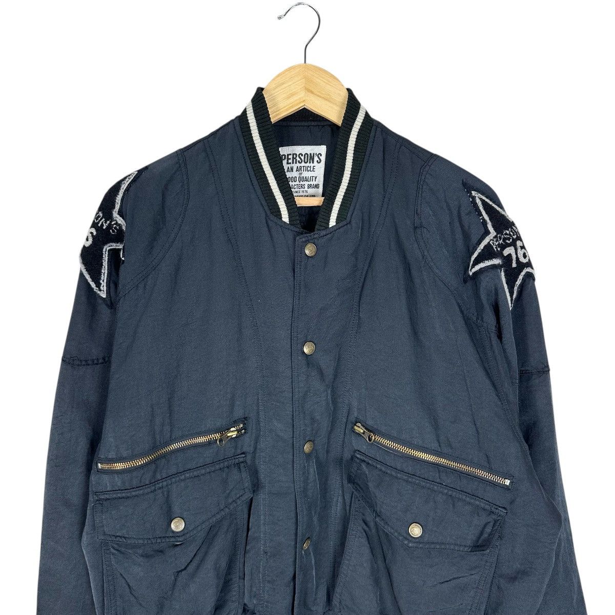 PERSON'S PERSON STAR BOMBER JACKET LIKE ISSEY MIYAKE Size US L / EU 52-54 / 3 - 3 Thumbnail