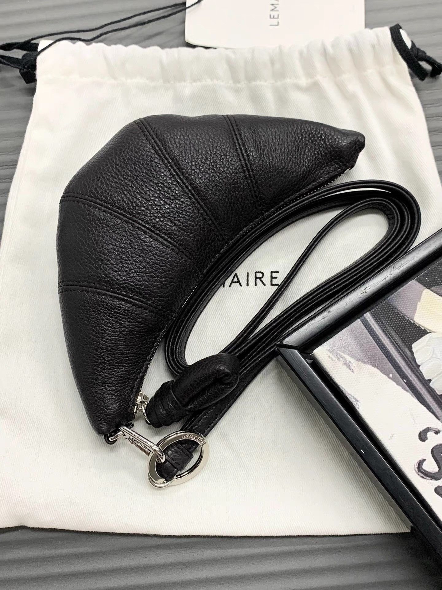 Lemaire Lemaire Leather Coin Purse K34 Size ONE SIZE - 3 Thumbnail