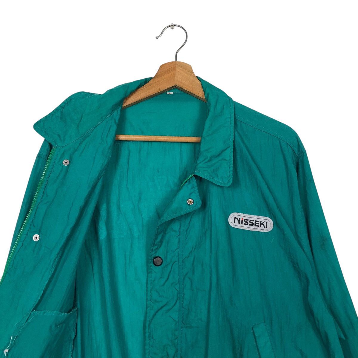 Vintage 📌Vintage Racing Bomber Jacket Nisseki Dash Racing 100 Size US L / EU 52-54 / 3 - 13 Thumbnail