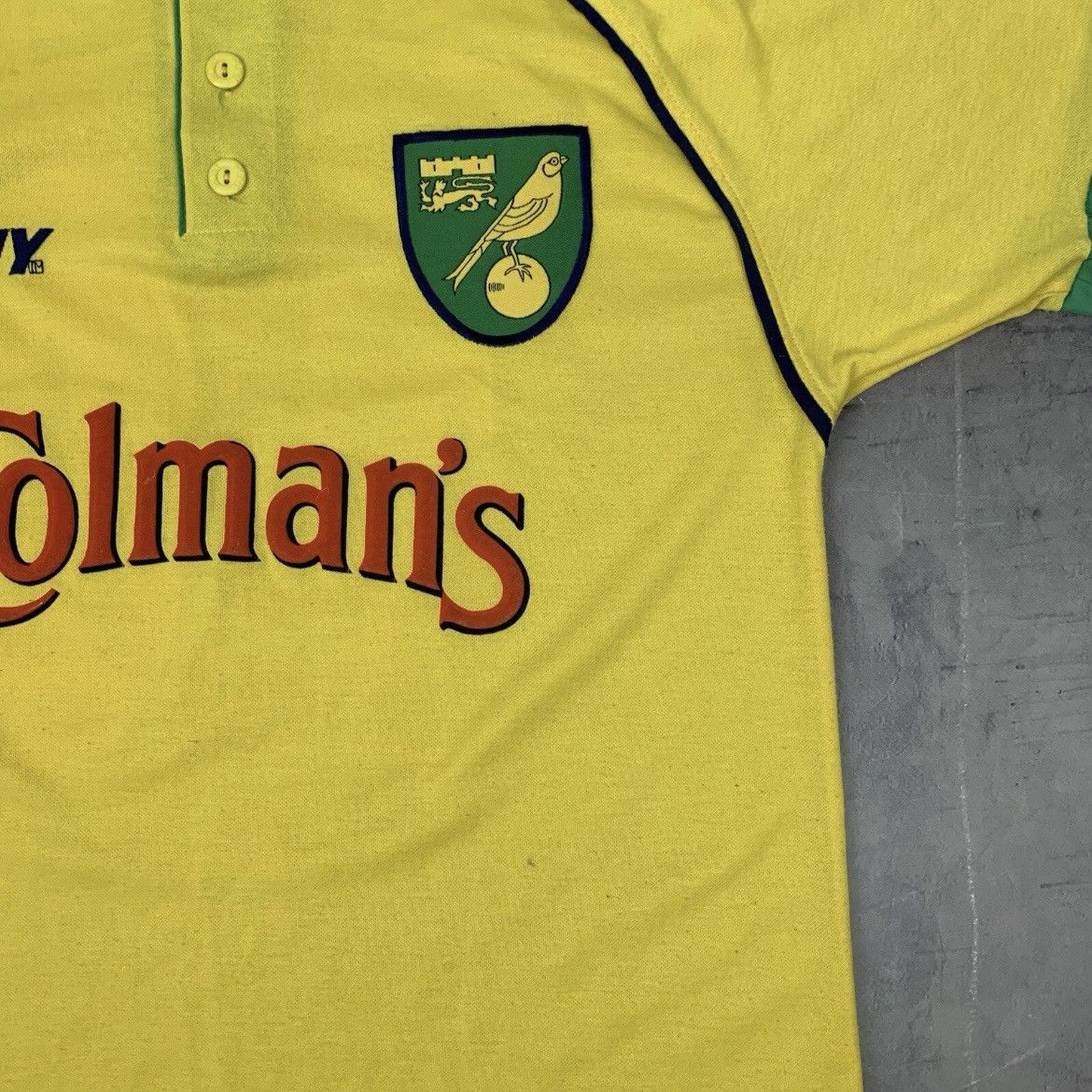 PONY Rare! #10 Norwich City Pony Vintage Soccer Jersey 1997 Size US S / EU 44-46 / 1 - 13 Thumbnail