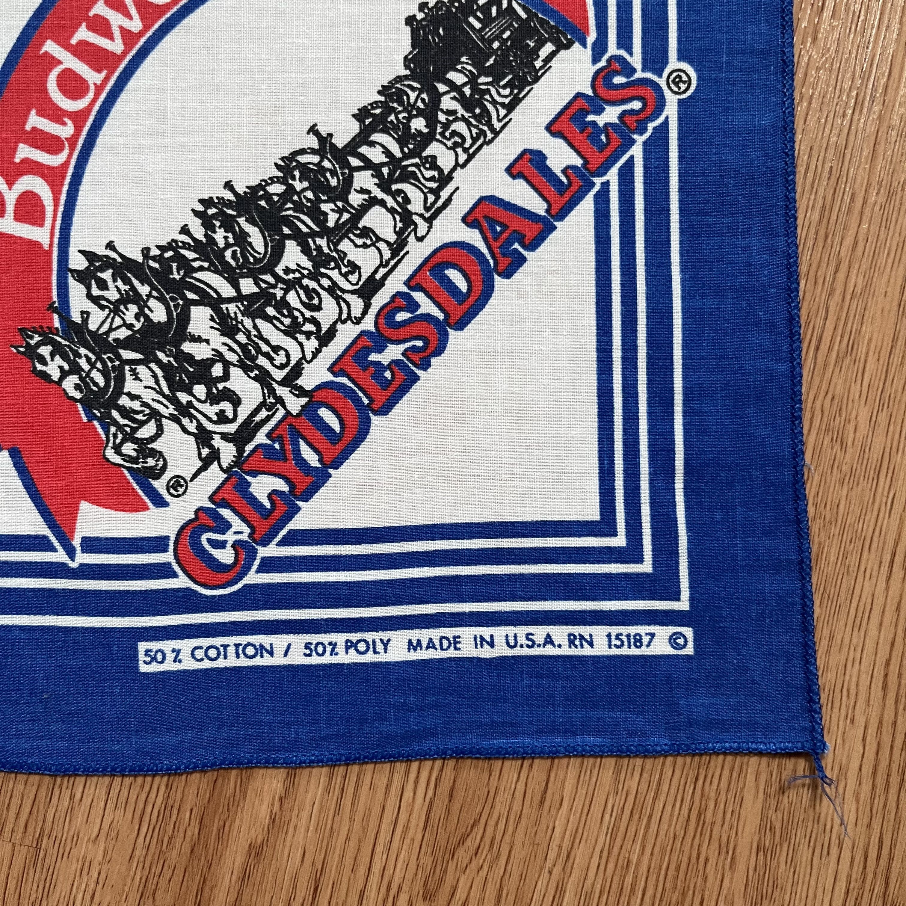 Budweiser Vintage90s Budweiser Handkerchief Size ONE SIZE - 3 Thumbnail