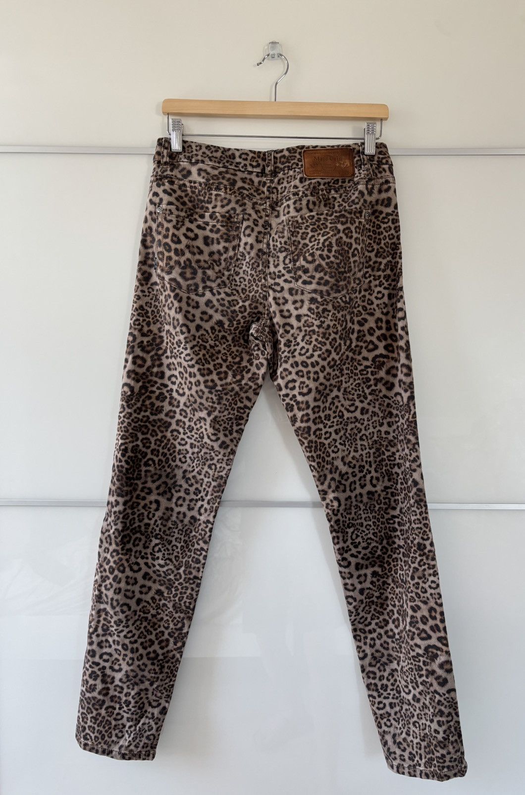 Designer Leopard print jeans M glamour Size 30" / US 8 / IT 44 - 6 Thumbnail