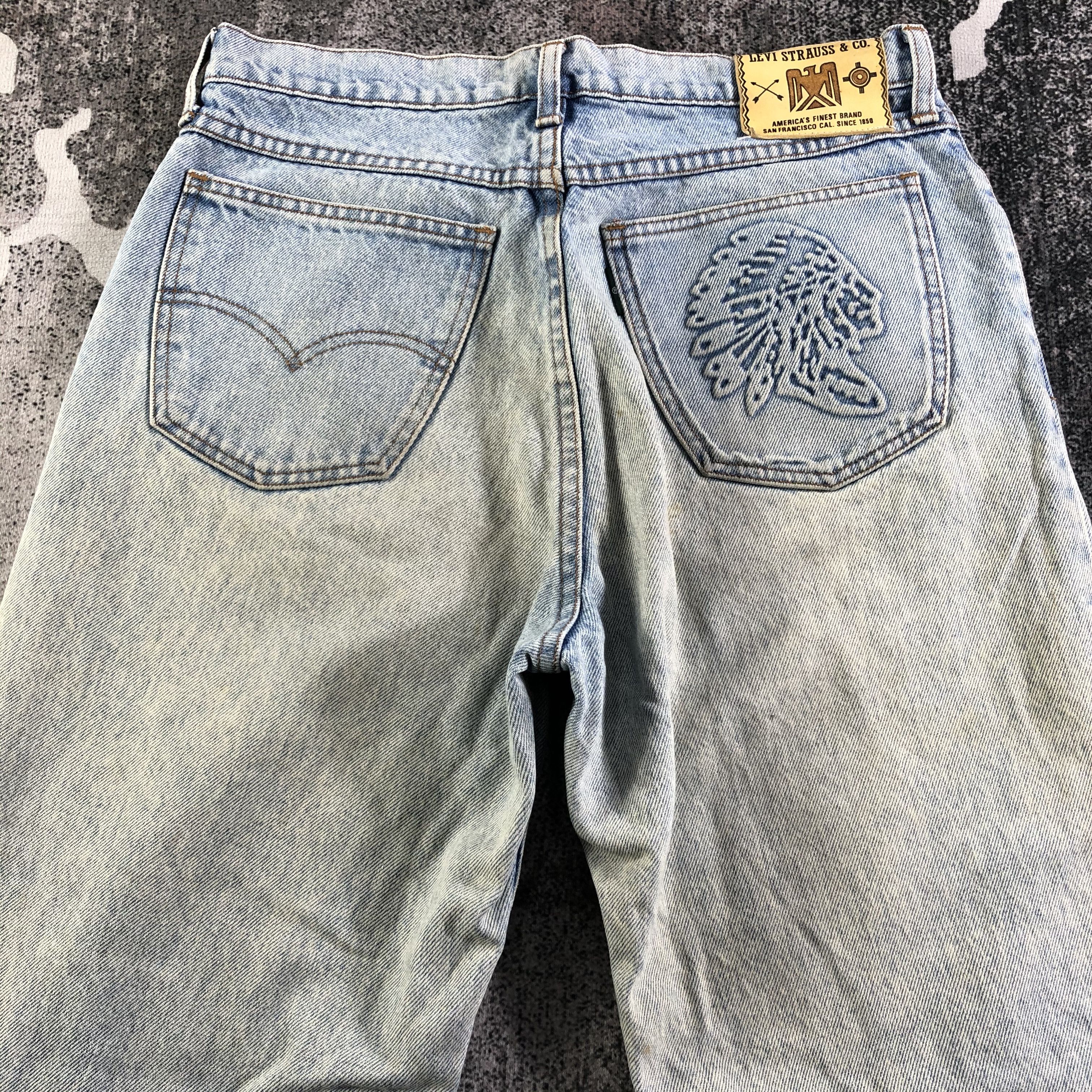Levi's Vintage Levis Jeans Dirty Light Wash Jeans KJ2994 Size US 31 - 4 Thumbnail