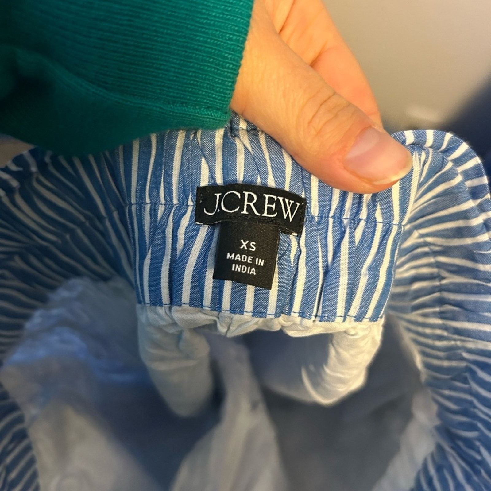 J.Crew J.Crew Pull On Short In Tidewater Stripe Size 26" / US 2 / IT 38 - 6 Thumbnail