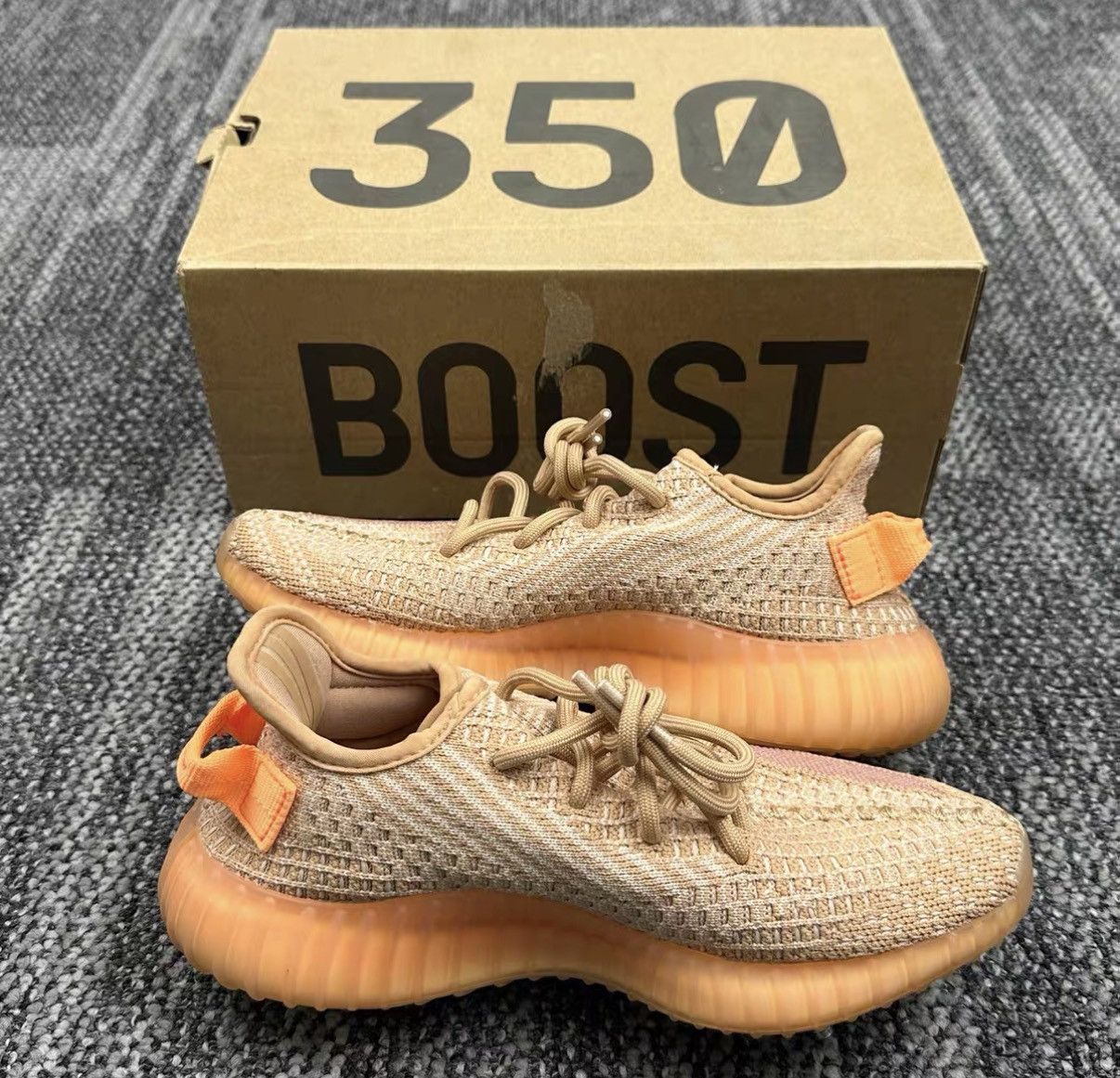 Yeezy Adidas Yeezy 350 V2 Clay Red Limited Edition J42 Size US 4.5 / IT 34.5 - 5 Thumbnail