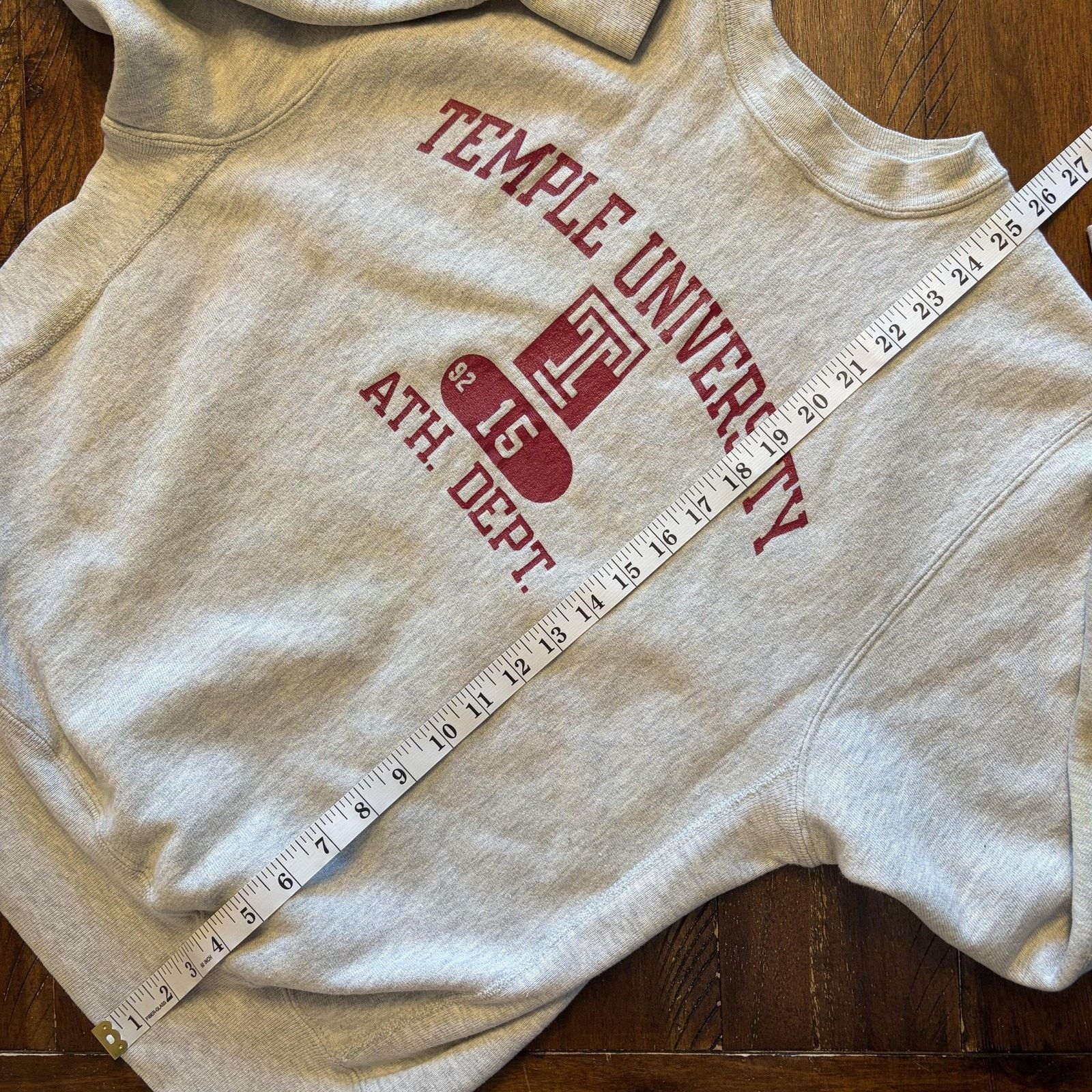 Champion Vtg Temple University L Champion Reverse Weave Team Issued Size US L / EU 52-54 / 3 - 8 Thumbnail