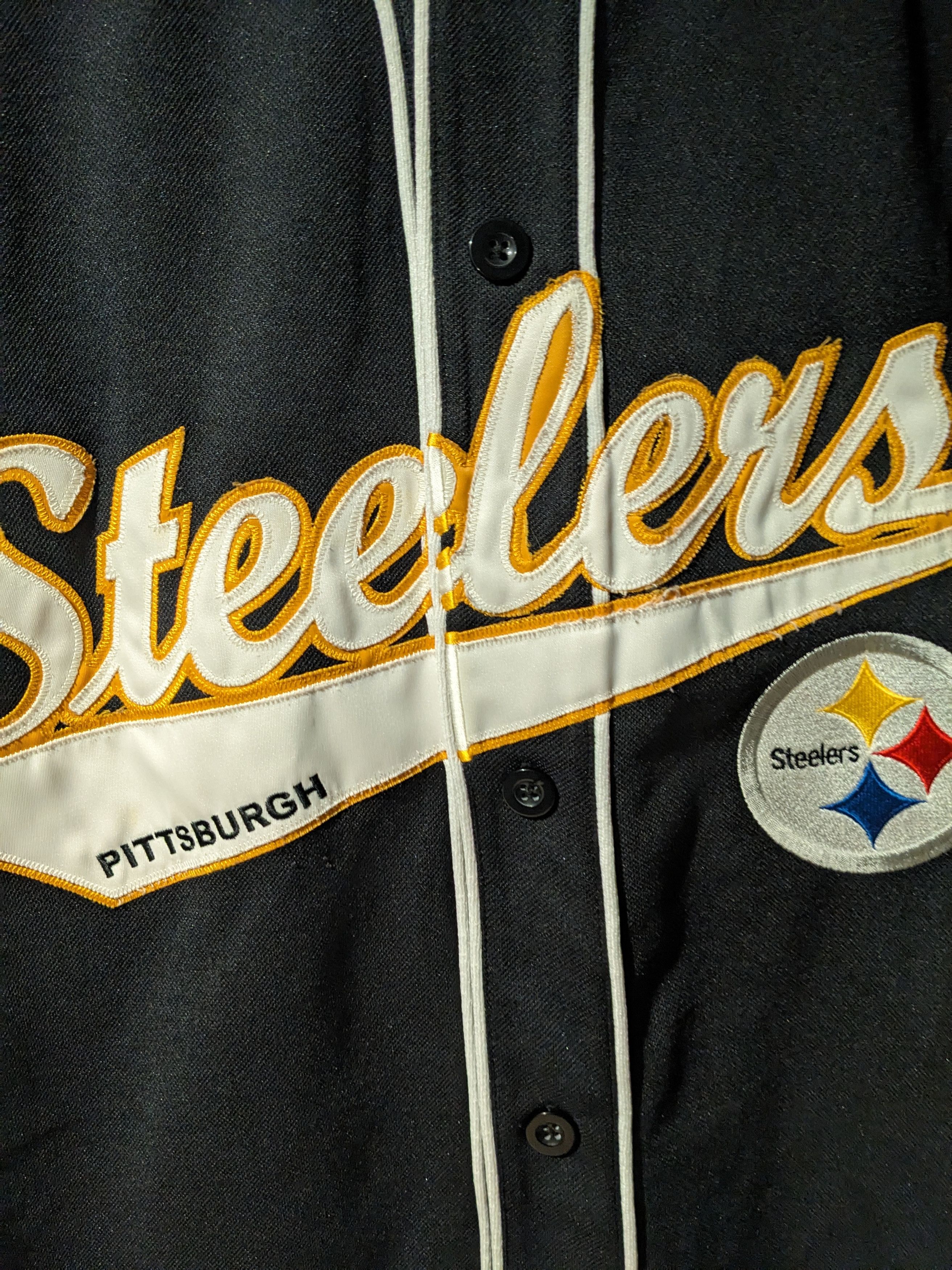 NFL × Vintage Vintage Y2K Pittsburgh Steelers Polamalu NFL Jersey Size US XL / EU 56 / 4 - 5 Thumbnail