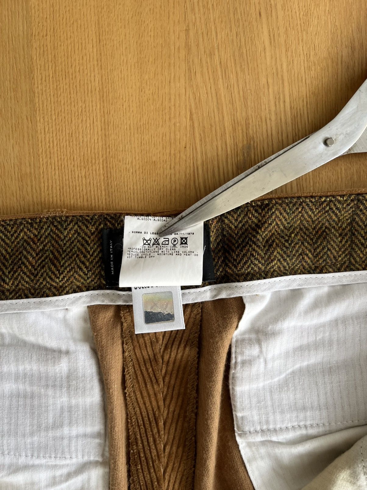 Dolce & Gabbana Dolce & Gabbana - Corduroy Pants Size US 32 / EU 48 - 4 Thumbnail