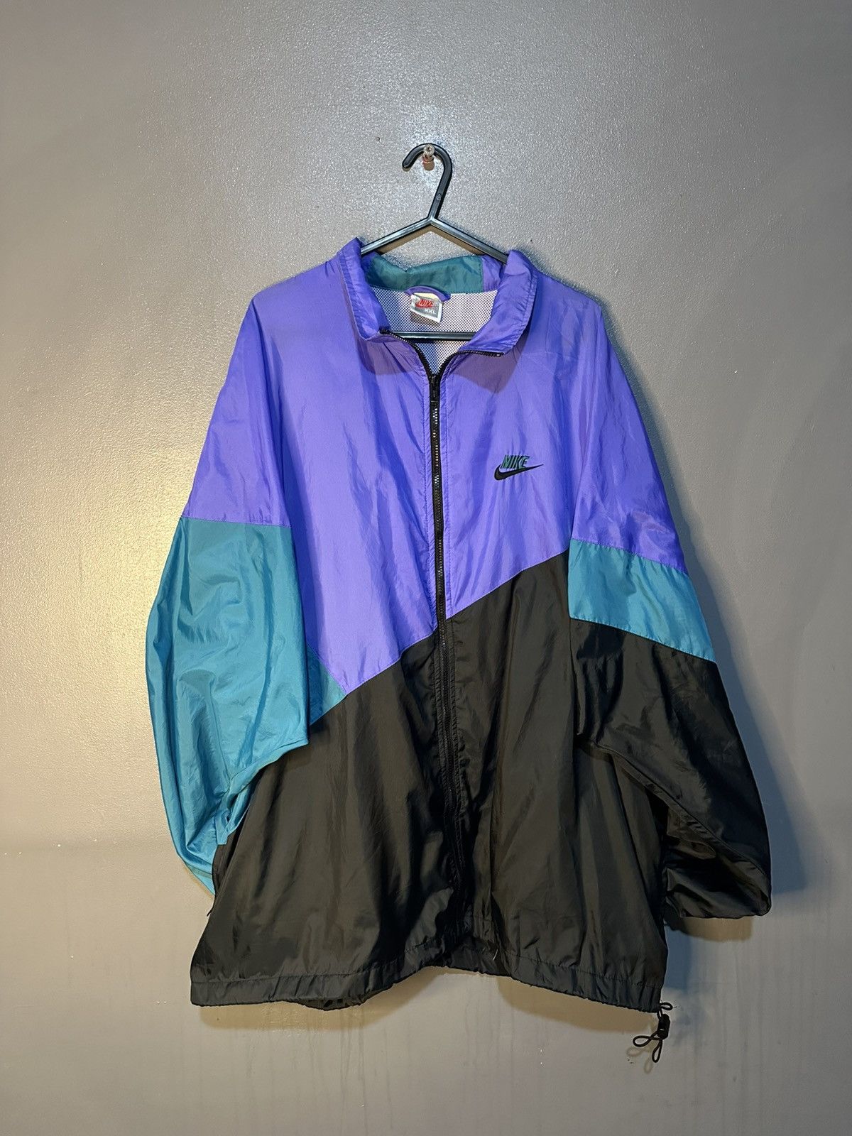Nike Vintage Nike 90s Colour Block Windbreaker Jacket XXL Size US XXL / EU 58 / 5 - 1 Thumbnail