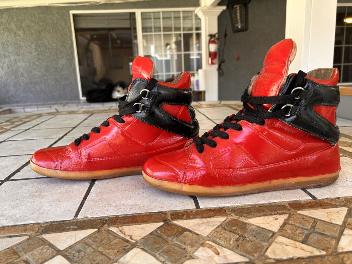 H&M × Maison Margiela Margiela x H&M Collab High-Top GAT Sneakers (CUSTOM PAINT) Size US 10.5 / EU 43-44 - 4 Thumbnail