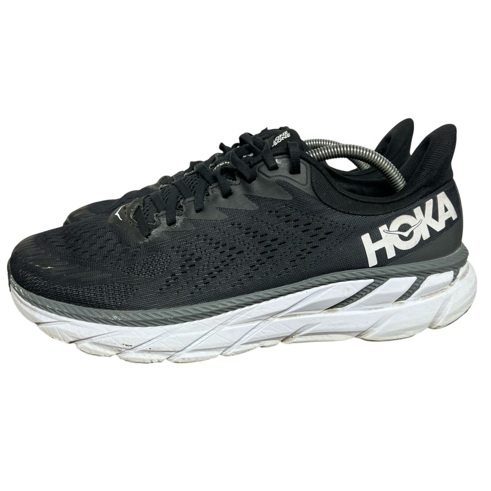 Hoka Hoka One One Clifton 7 Mens Size 11.5 Black Running Shoes Size US 11.5 / EU 44-45 - 1 Thumbnail