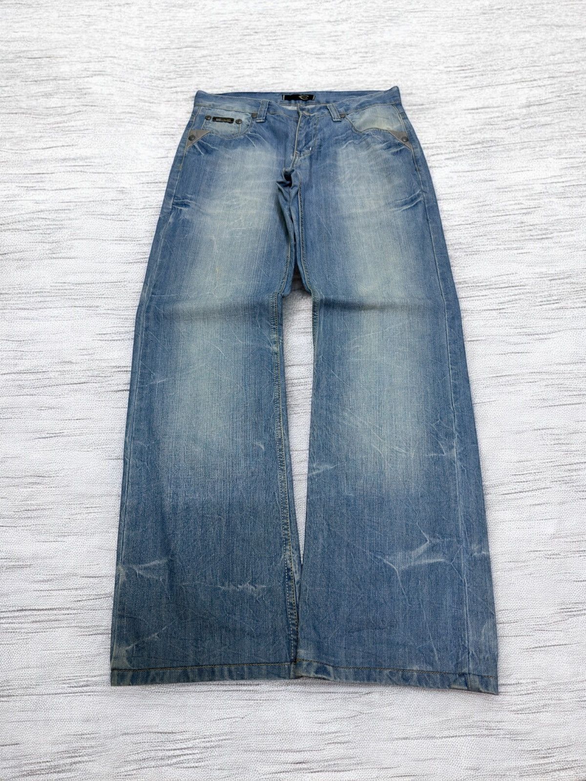Just Cavalli Vintage JUST CAVALLI CLAW MARK EMBROIDERY LOGO DENIM Size US 31 - 2 Thumbnail