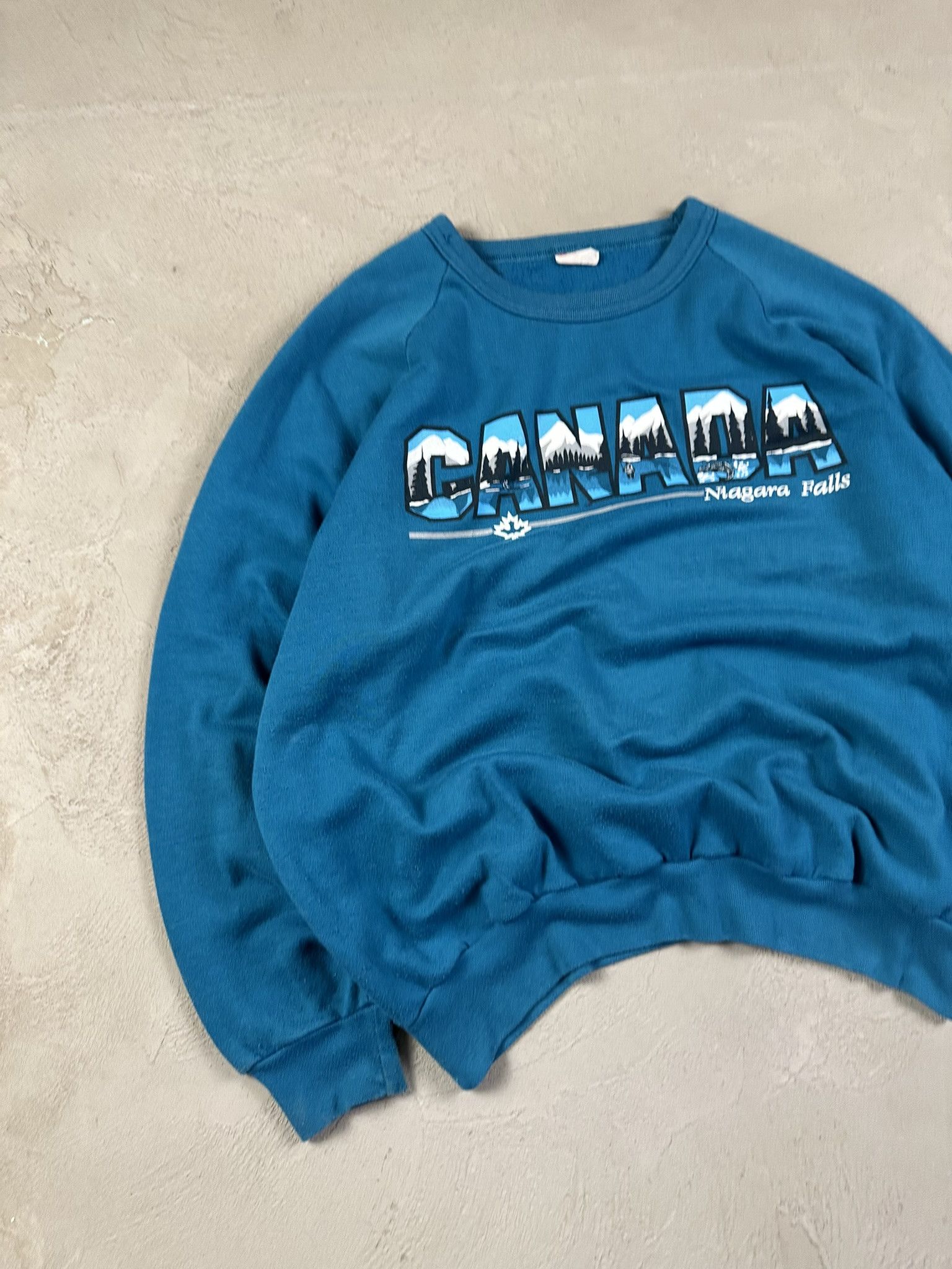 Vintage 80s Vintage Canada Boxy Spellout Graphic Crewneck Size US L / EU 52-54 / 3 - 2 Thumbnail