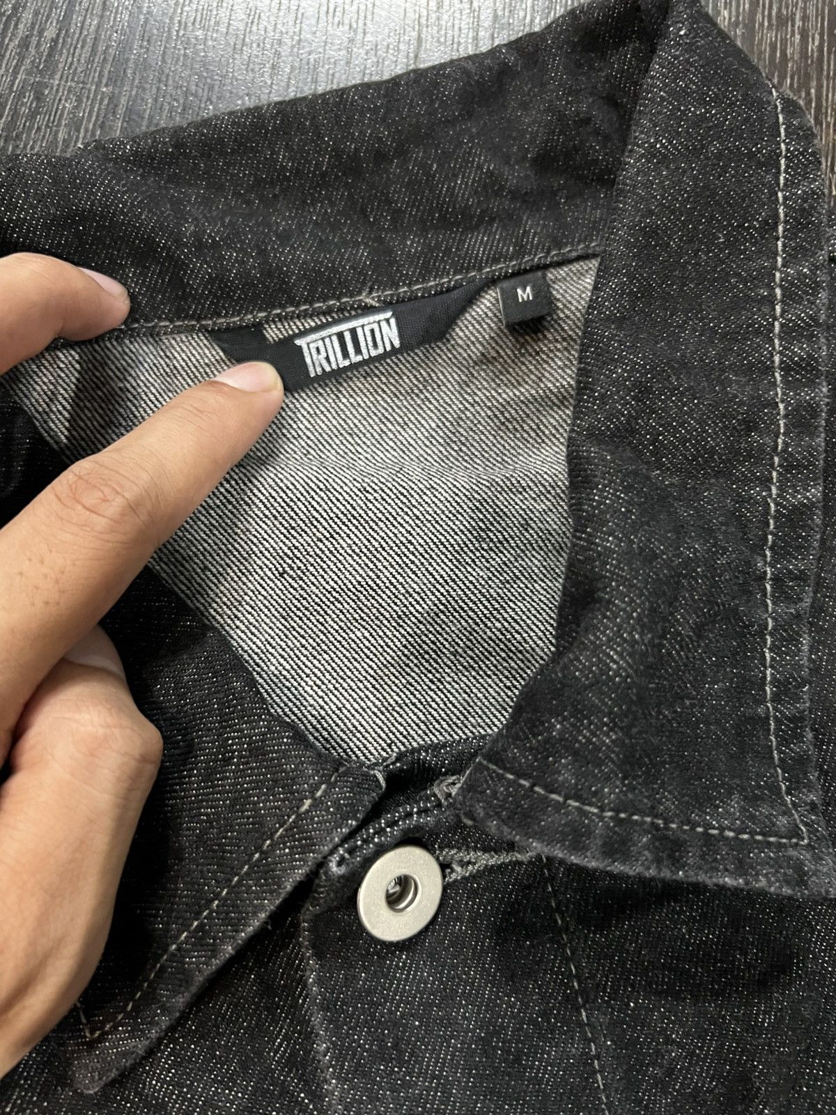 Other TRILLION Type II 2 Black Denim Jacket Size US M / EU 48-50 / 2 - 5 Thumbnail