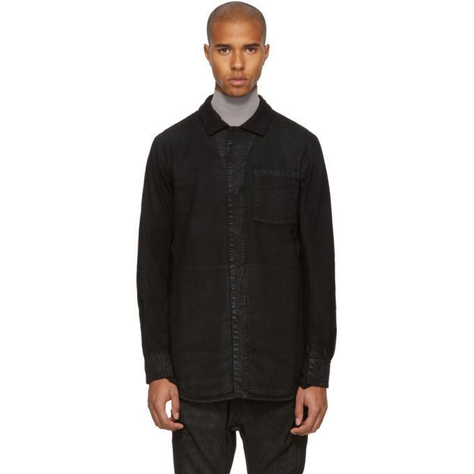11 By Boris Bidjan Saberi Black Flannel Shirt NWT Size XS Size US S / EU 44-46 / 1 - 10 Thumbnail